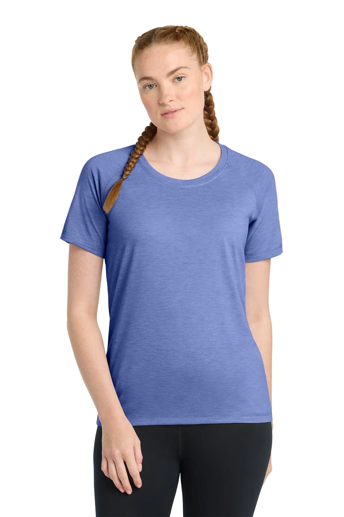 Sport-Tek® Women's PosiCharge® Tri-Blend Wicking Scoop Neck Raglan Tee #LST400