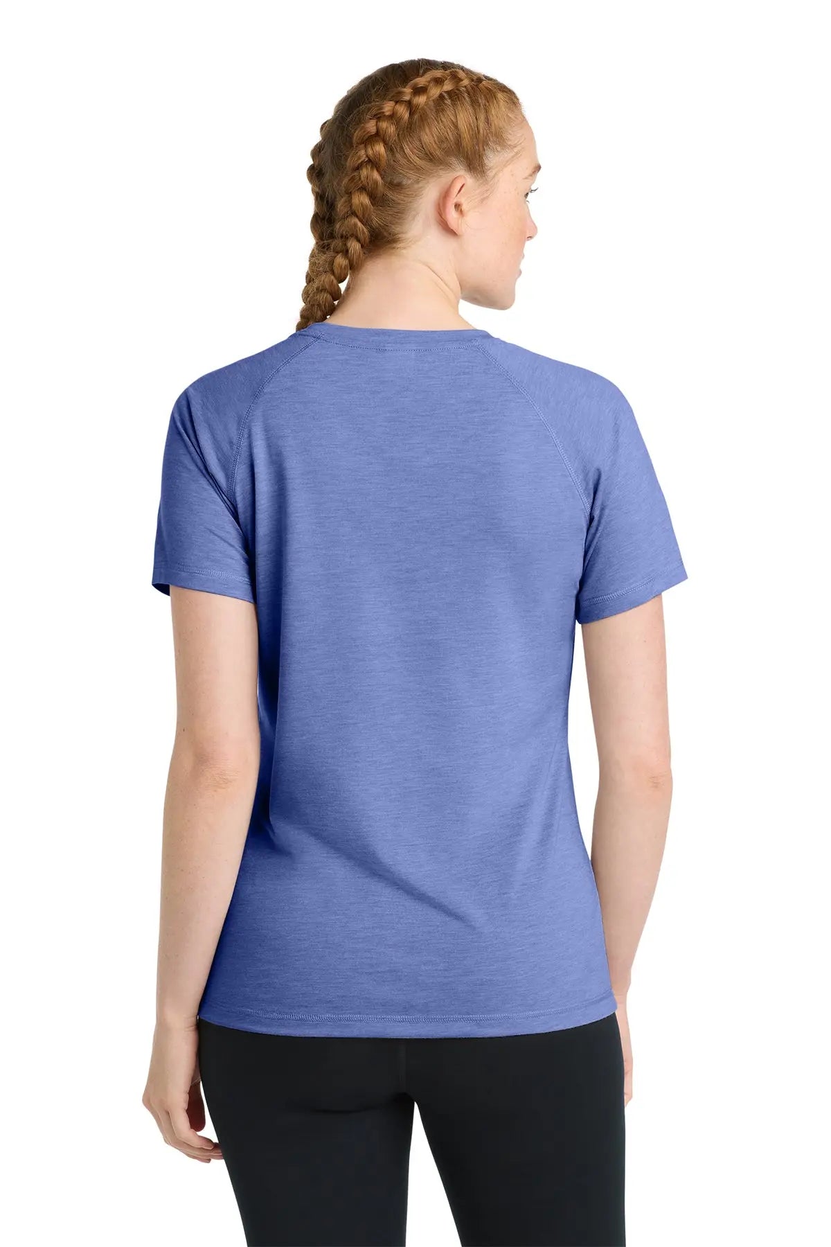 Sport-Tek® Women's PosiCharge® Tri-Blend Wicking Scoop Neck Raglan Tee #LST400