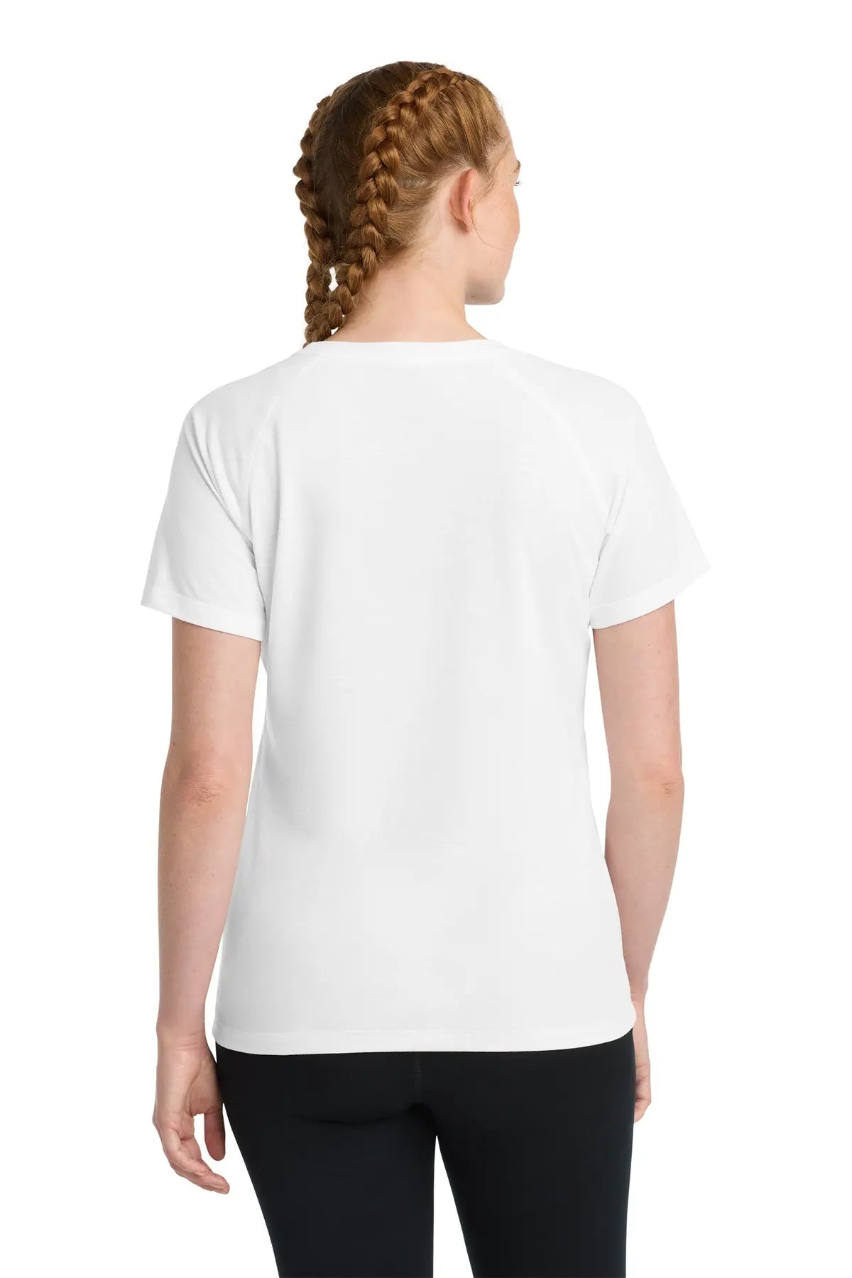 Sport-Tek® Women's PosiCharge® Tri-Blend Wicking Scoop Neck Raglan Tee #LST400