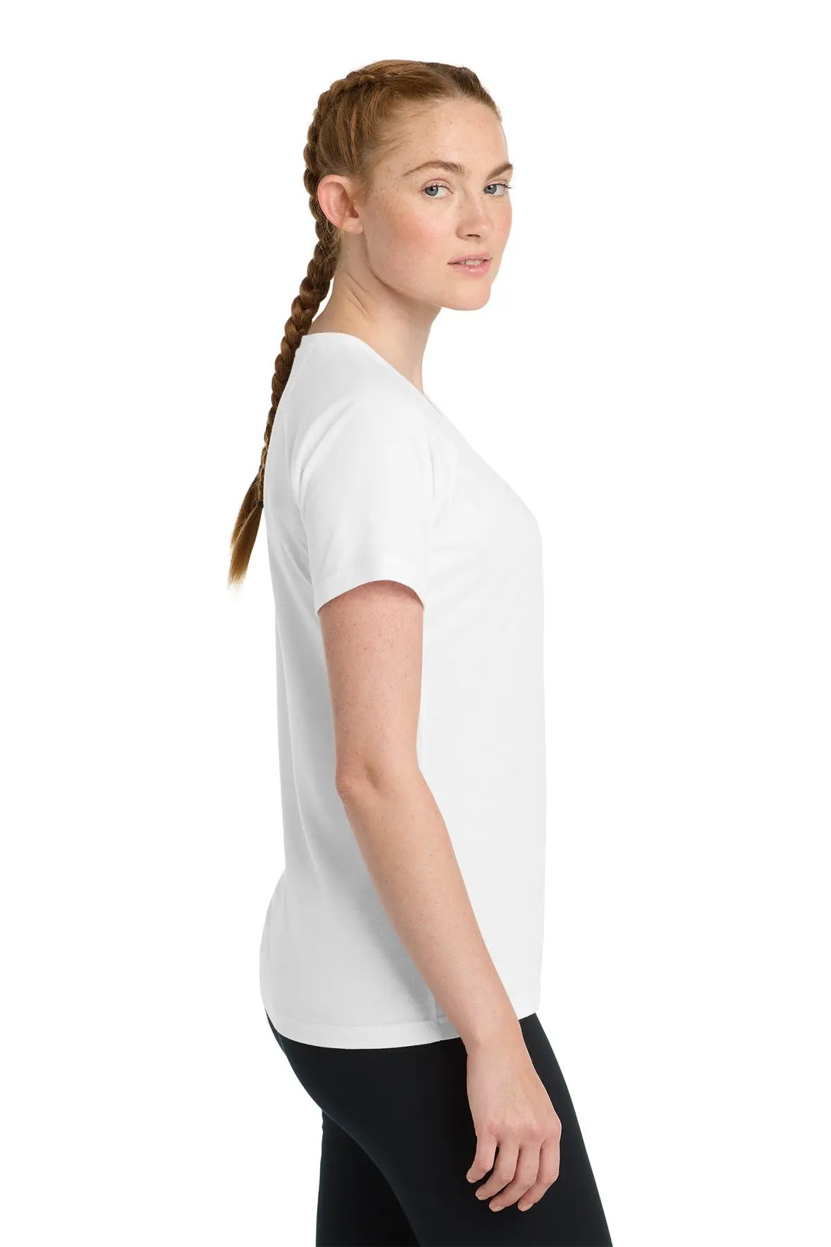 Sport-Tek® Women's PosiCharge® Tri-Blend Wicking Scoop Neck Raglan Tee #LST400