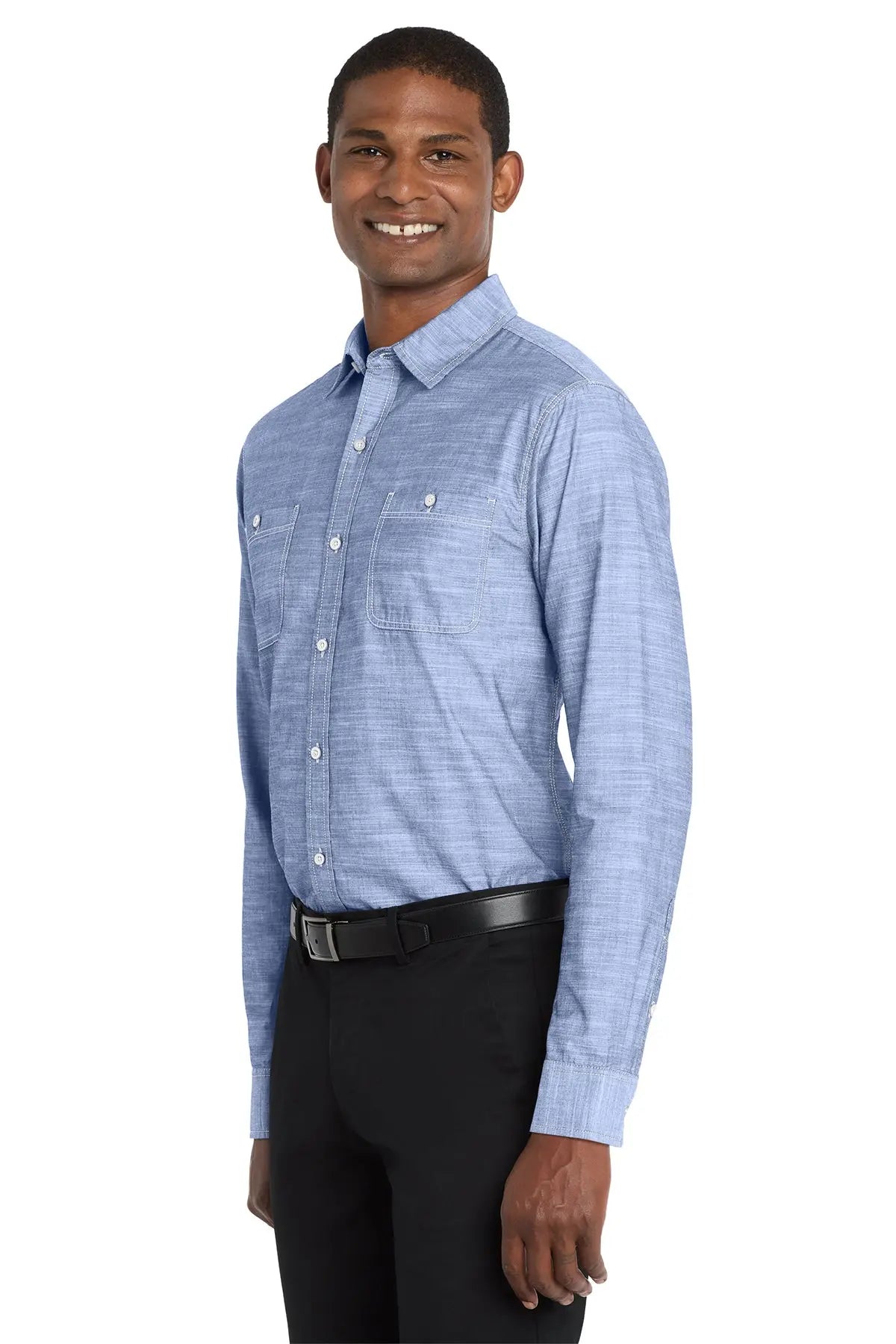 Port Authority® Slub Chambray Shirt #W380