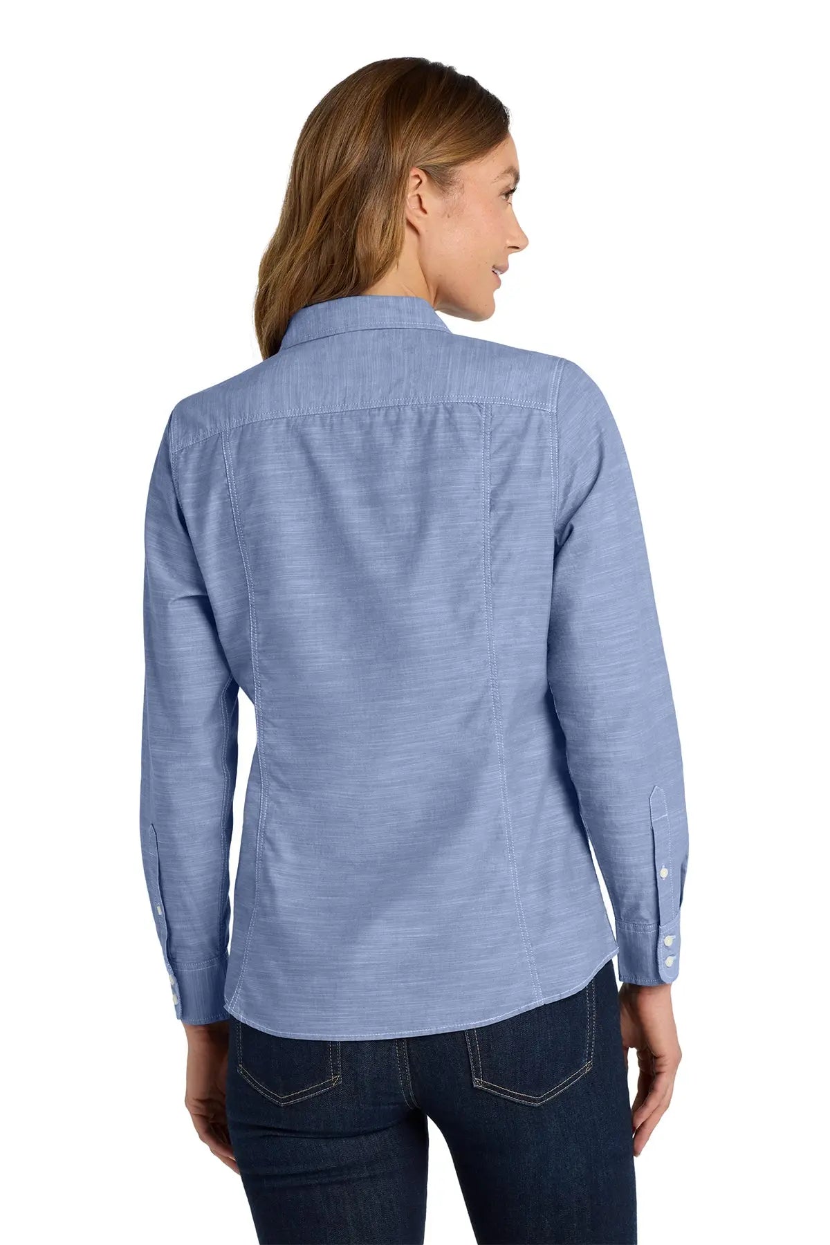 Port Authority® Women's Slub Chambray Shirt #LW380