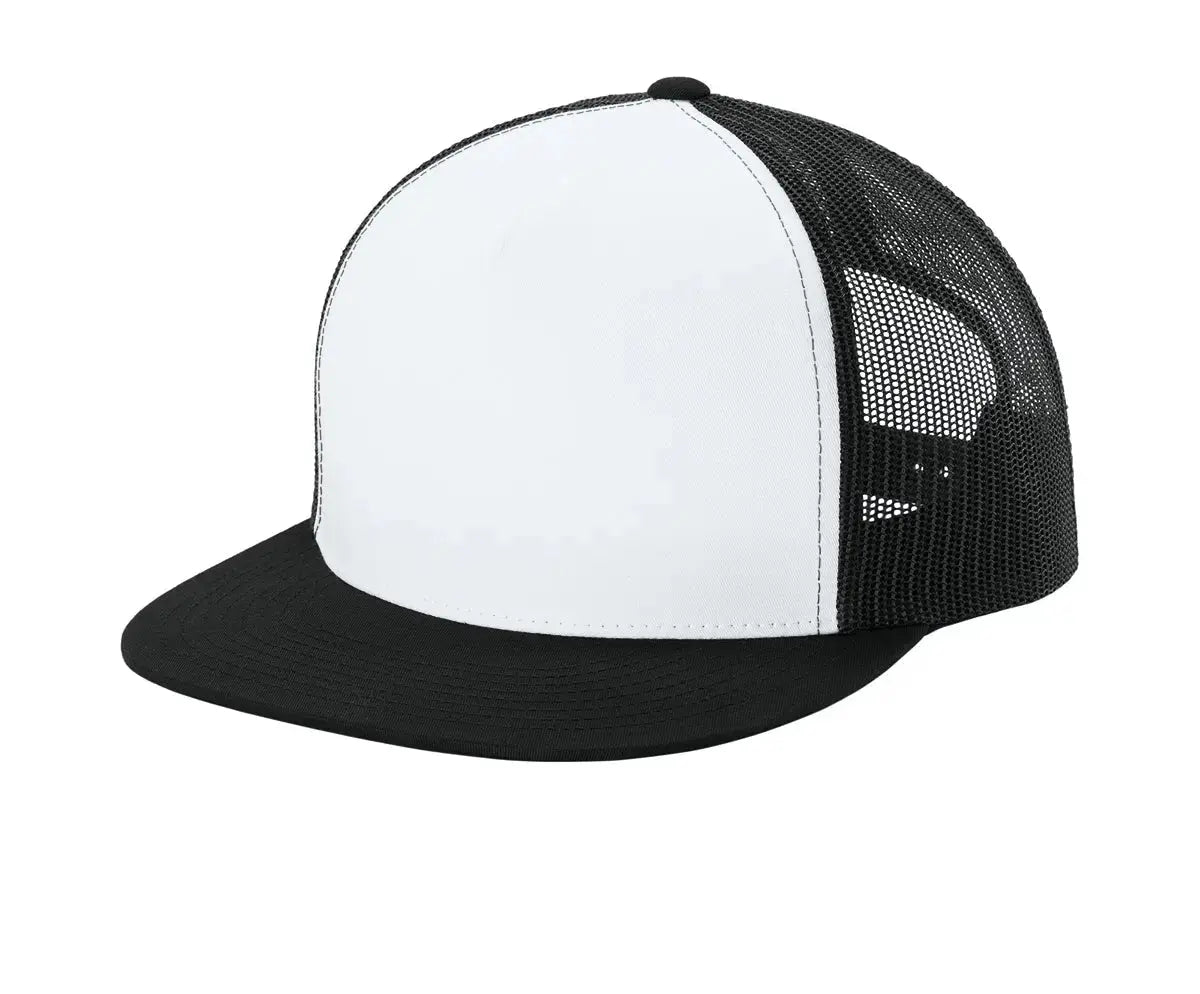 Sport-Tek® YP Classics® 5-Panel Classic Trucker Mesh Back Cap #STC38 Game Over Merch