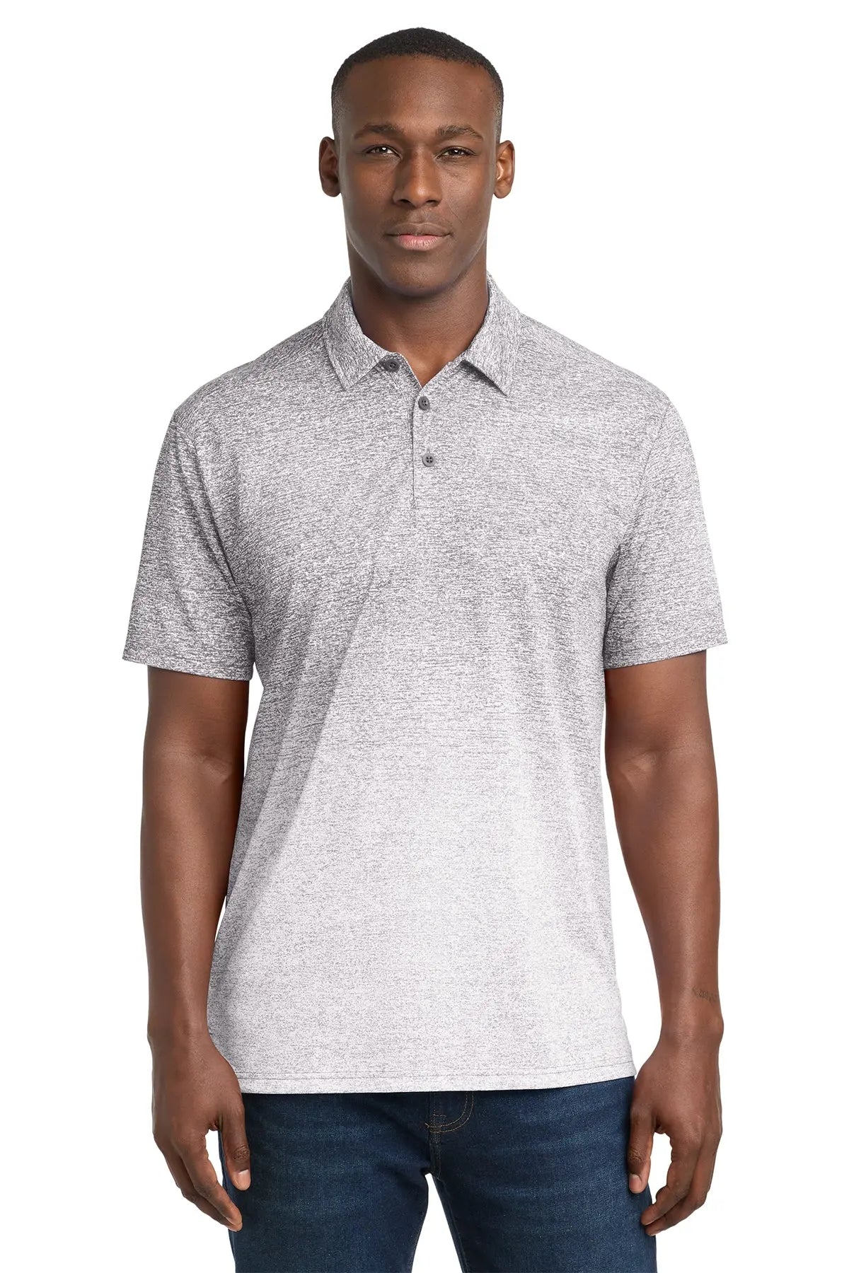 Sport-Tek ® Ombre Heather Polo #ST671Game Over Merch