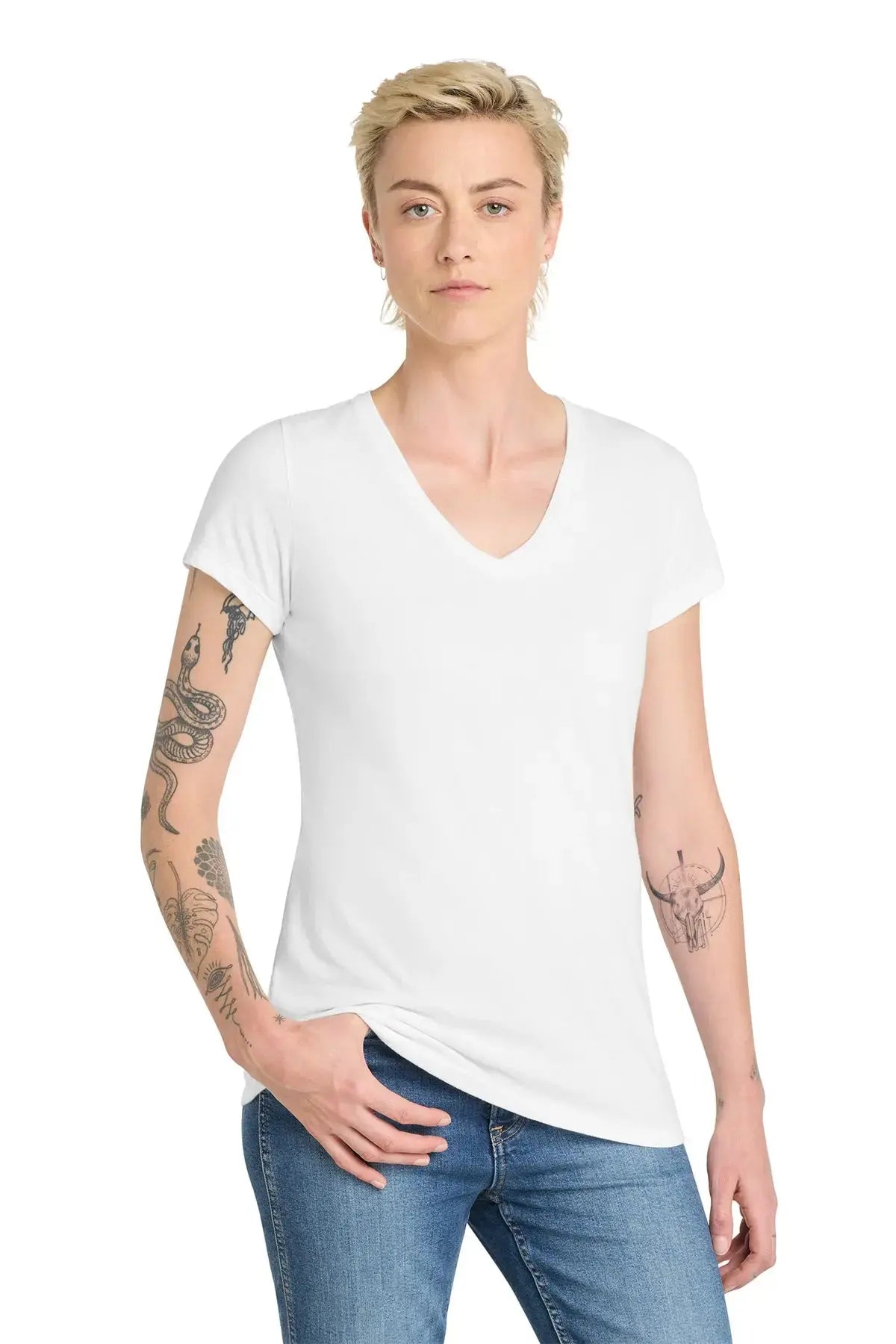 District® Women’s Very Important Tee® V-Neck #DT6503 Game Over Merch