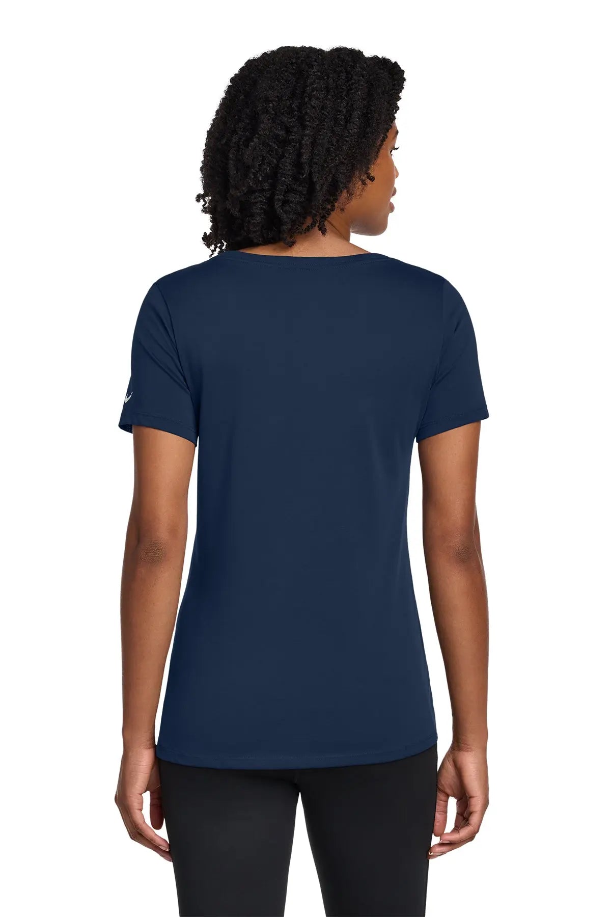 Nike Women's Dri-FIT Cotton/Poly Scoop Neck Tee #NKBQ5234