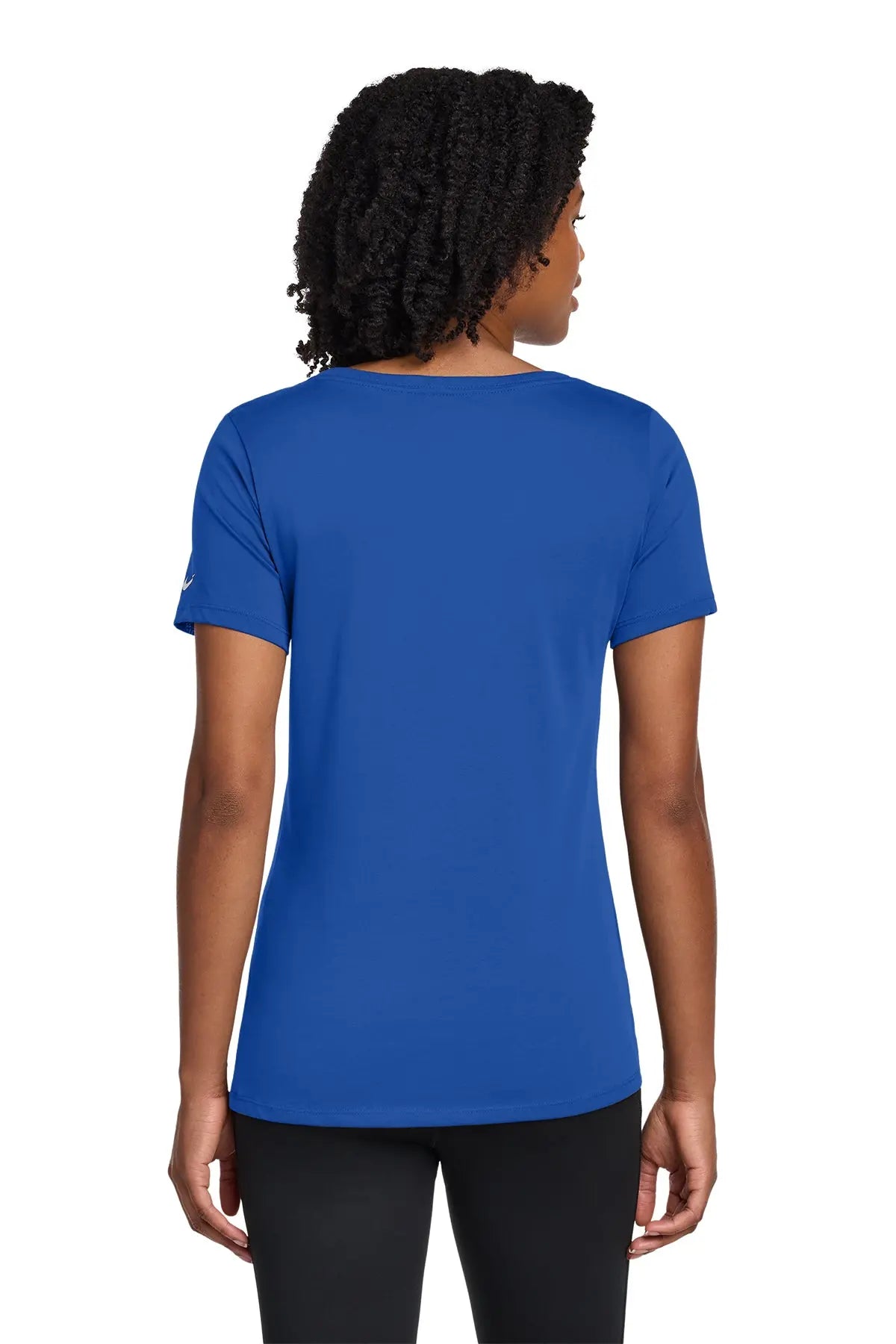Nike Women's Dri-FIT Cotton/Poly Scoop Neck Tee #NKBQ5234
