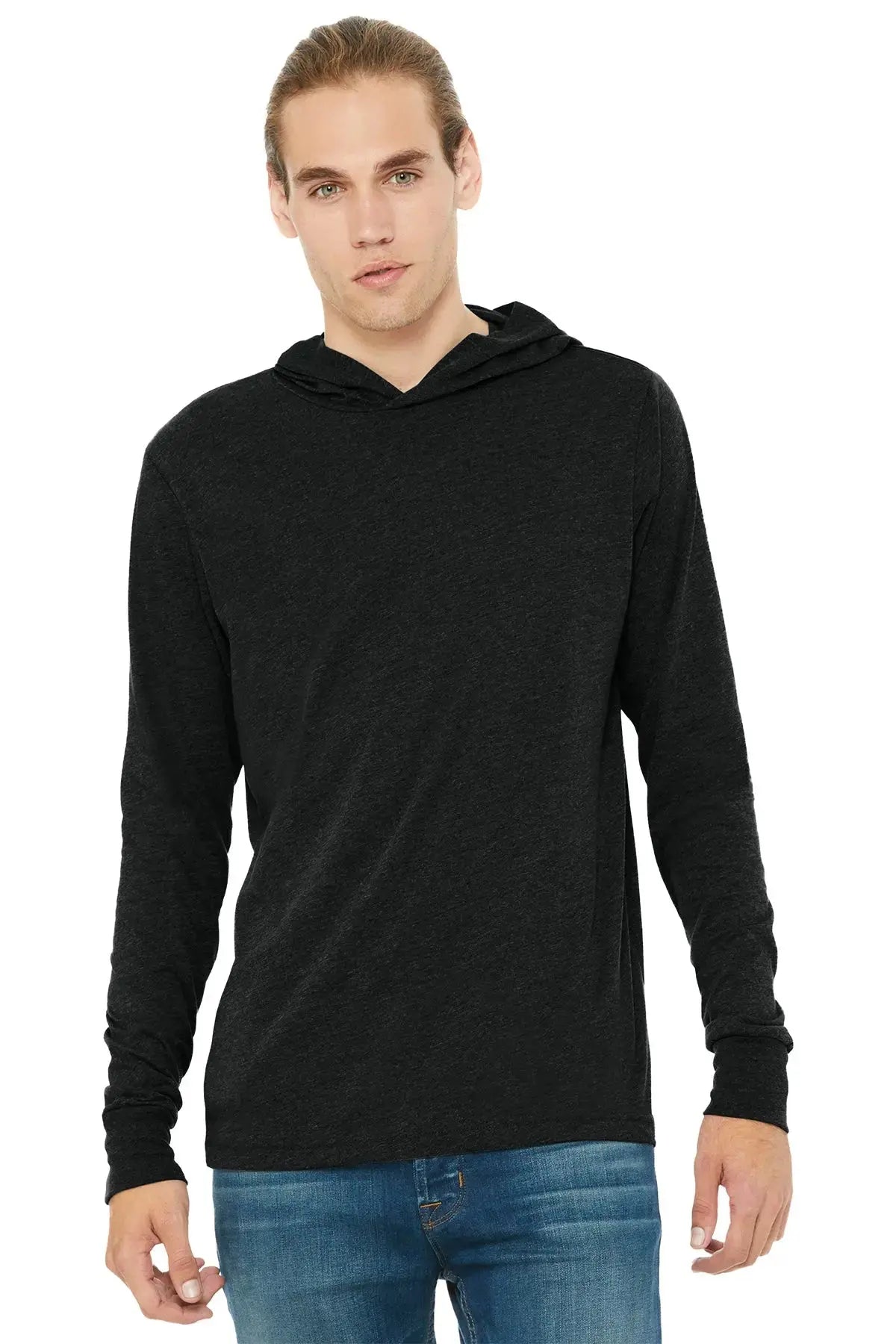 BELLA+CANVAS® Unisex Jersey Long Sleeve Hoodie #BC3512 Game Over Merch