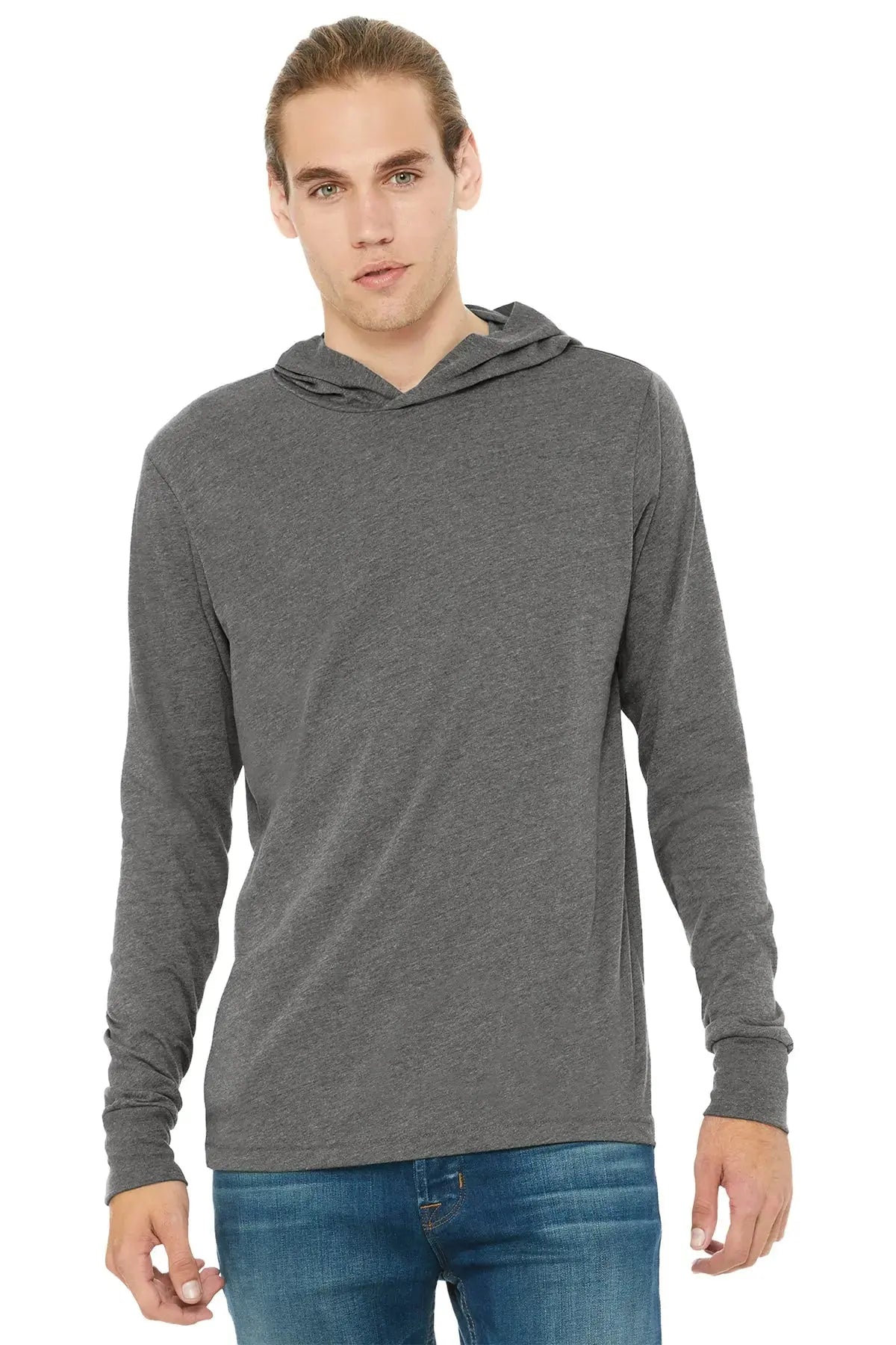 BELLA+CANVAS® Unisex Jersey Long Sleeve Hoodie #BC3512 Game Over Merch