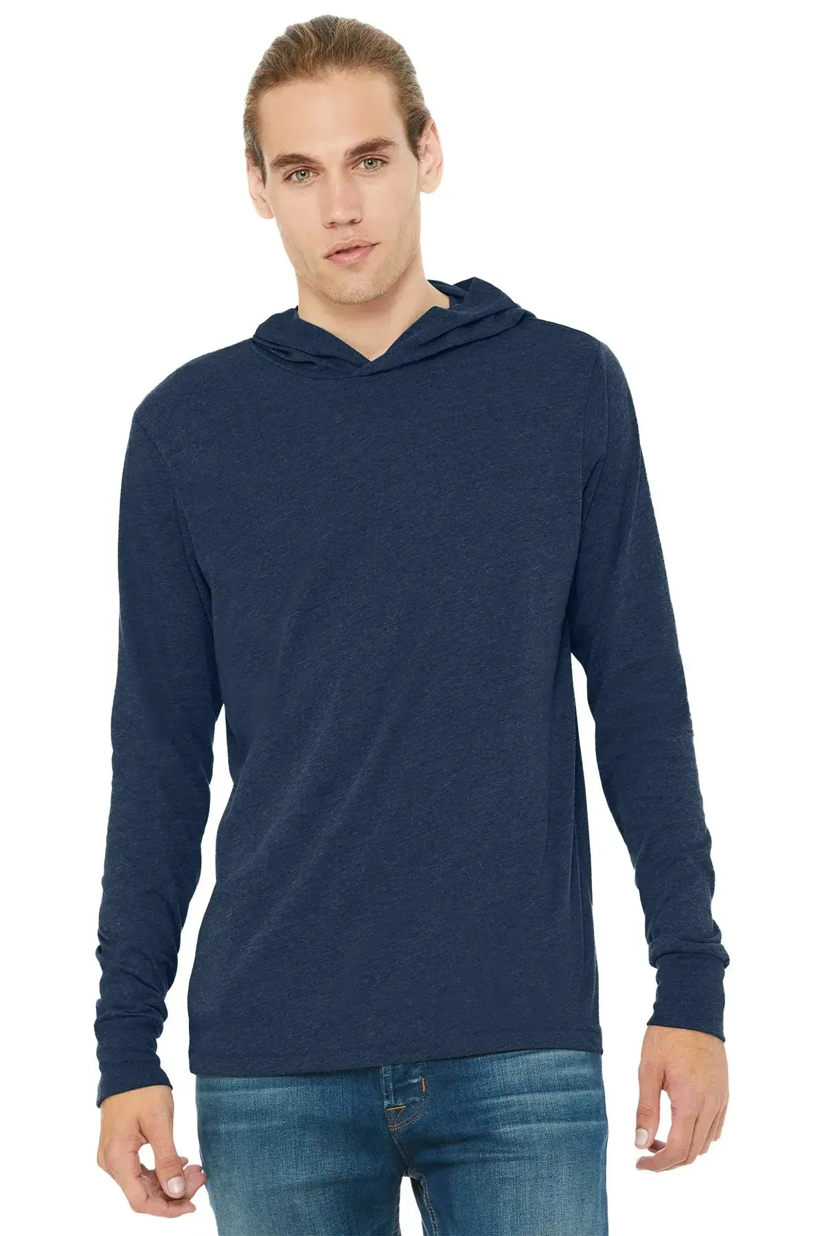 BELLA+CANVAS® Unisex Jersey Long Sleeve Hoodie #BC3512 Game Over Merch