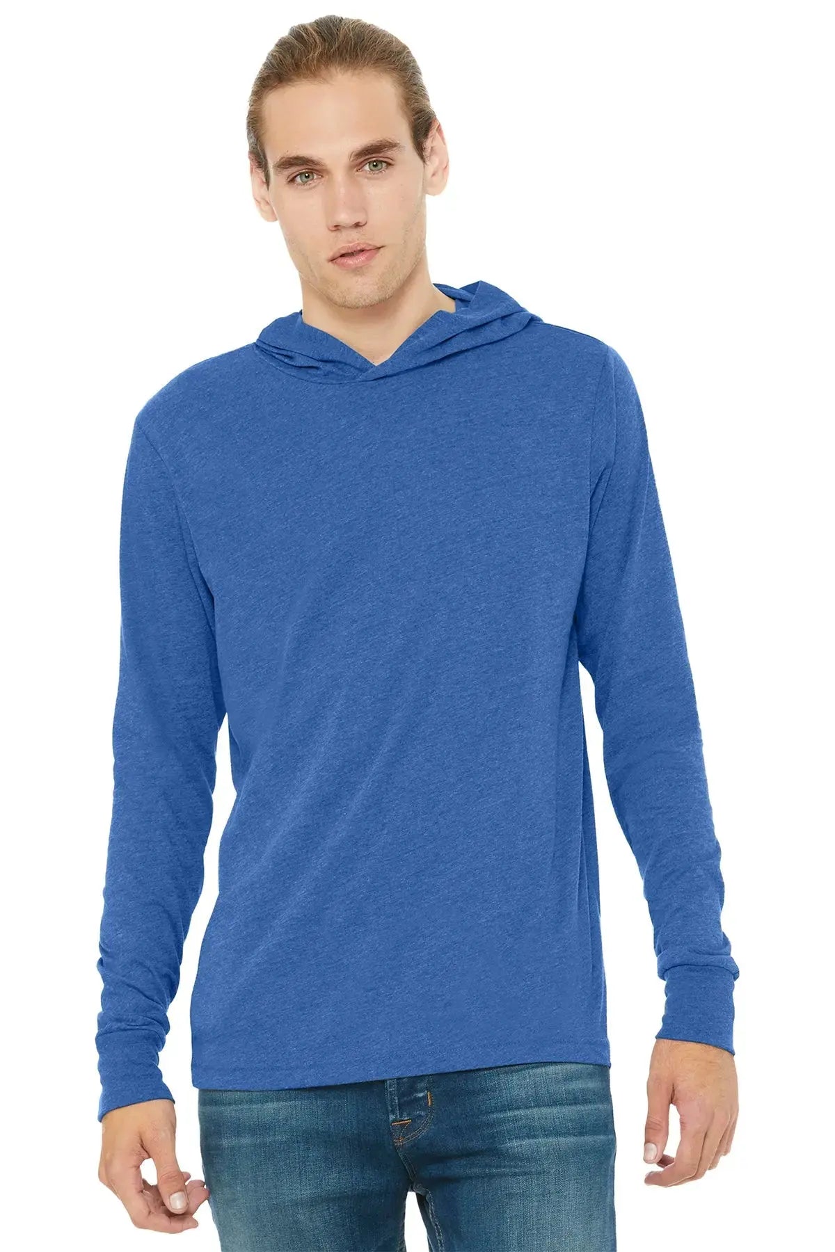 BELLA+CANVAS® Unisex Jersey Long Sleeve Hoodie #BC3512 Game Over Merch