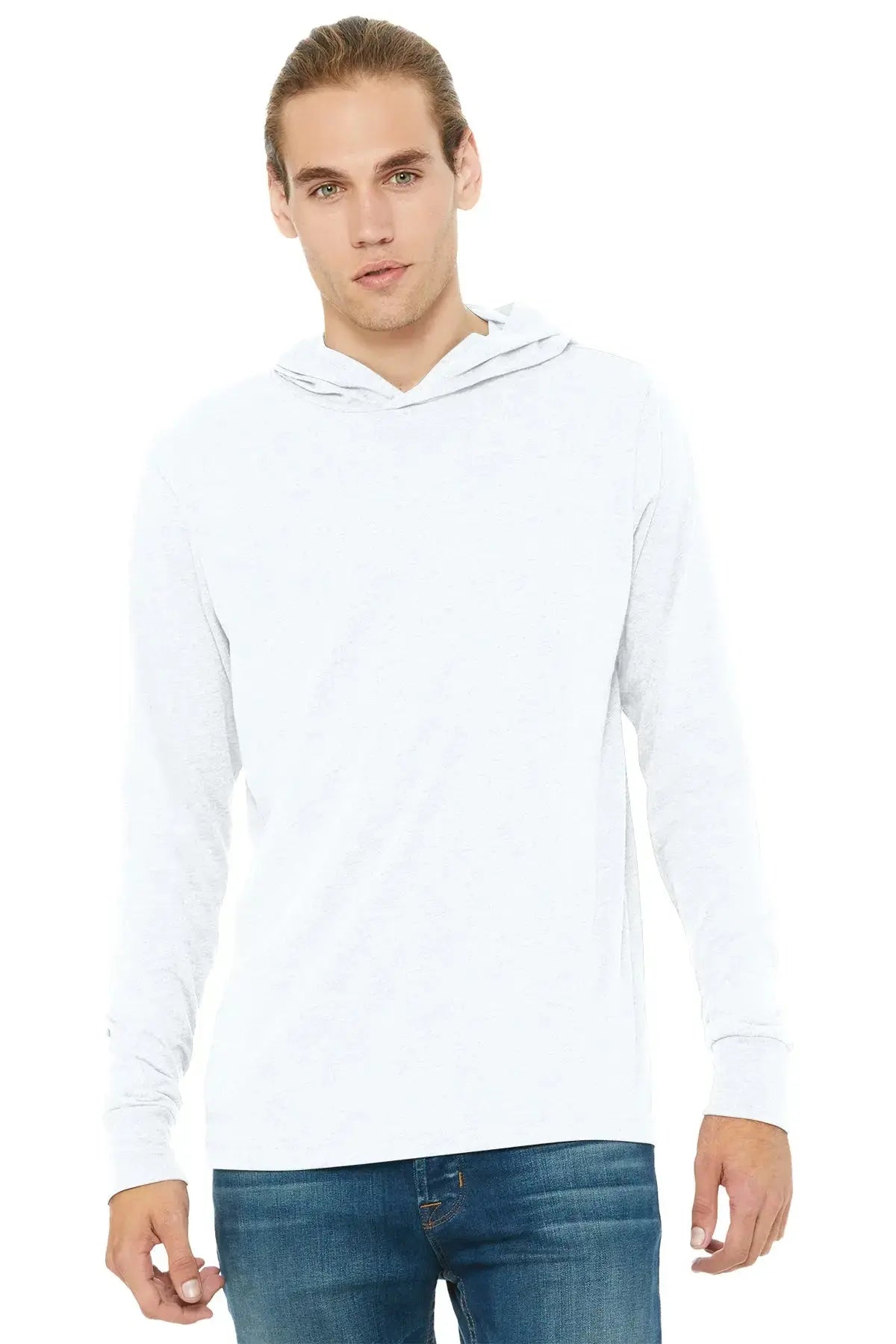 BELLA+CANVAS® Unisex Jersey Long Sleeve Hoodie #BC3512 Game Over Merch