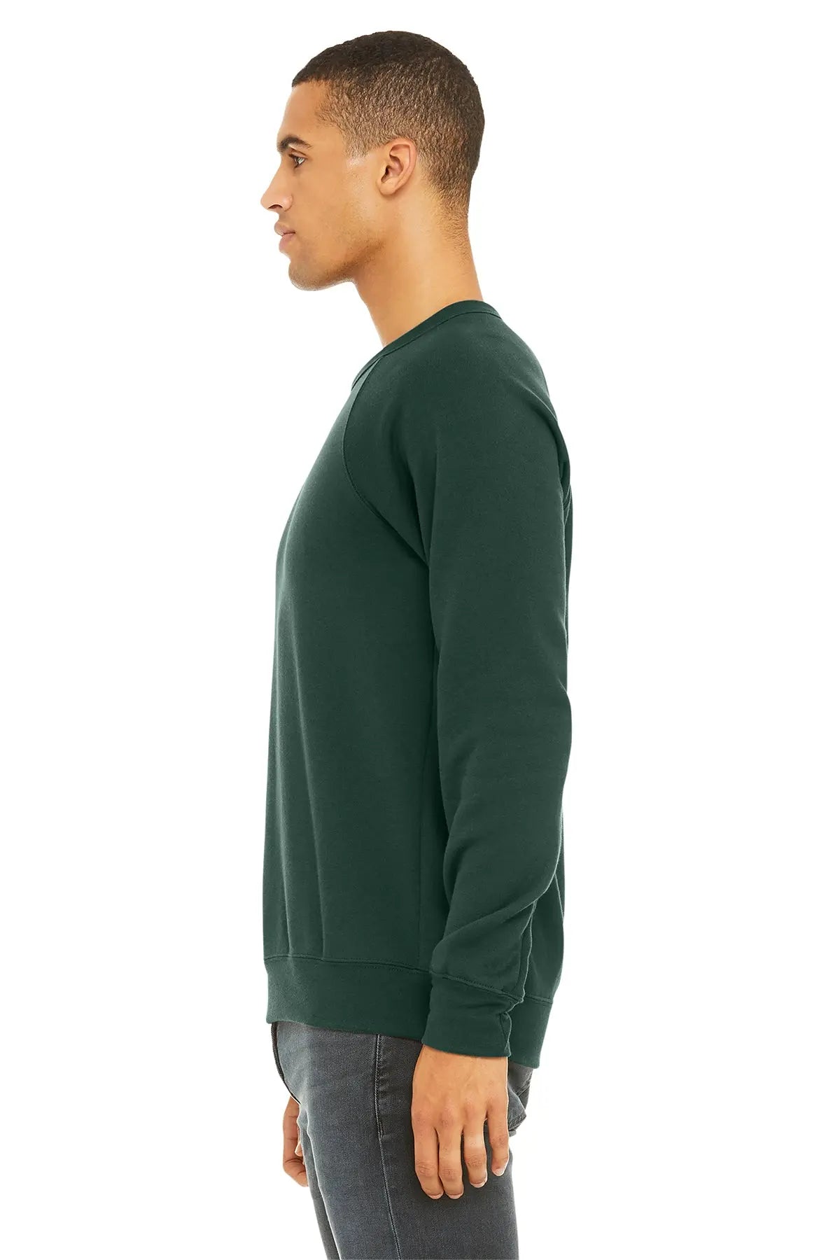 BELLA+CANVAS® Unisex Sponge Fleece Raglan Sweatshirt #BC3901