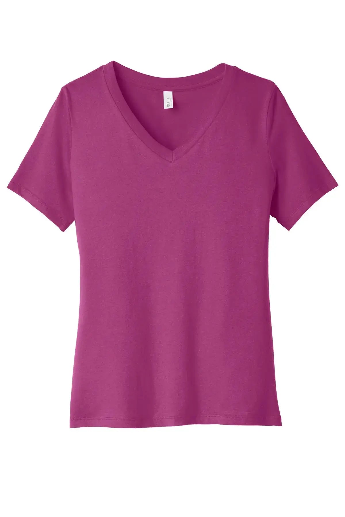 BELLA+CANVAS® Women’s Relaxed Jersey Short Sleeve V-Neck Tee #BC6405 Game Over Merch