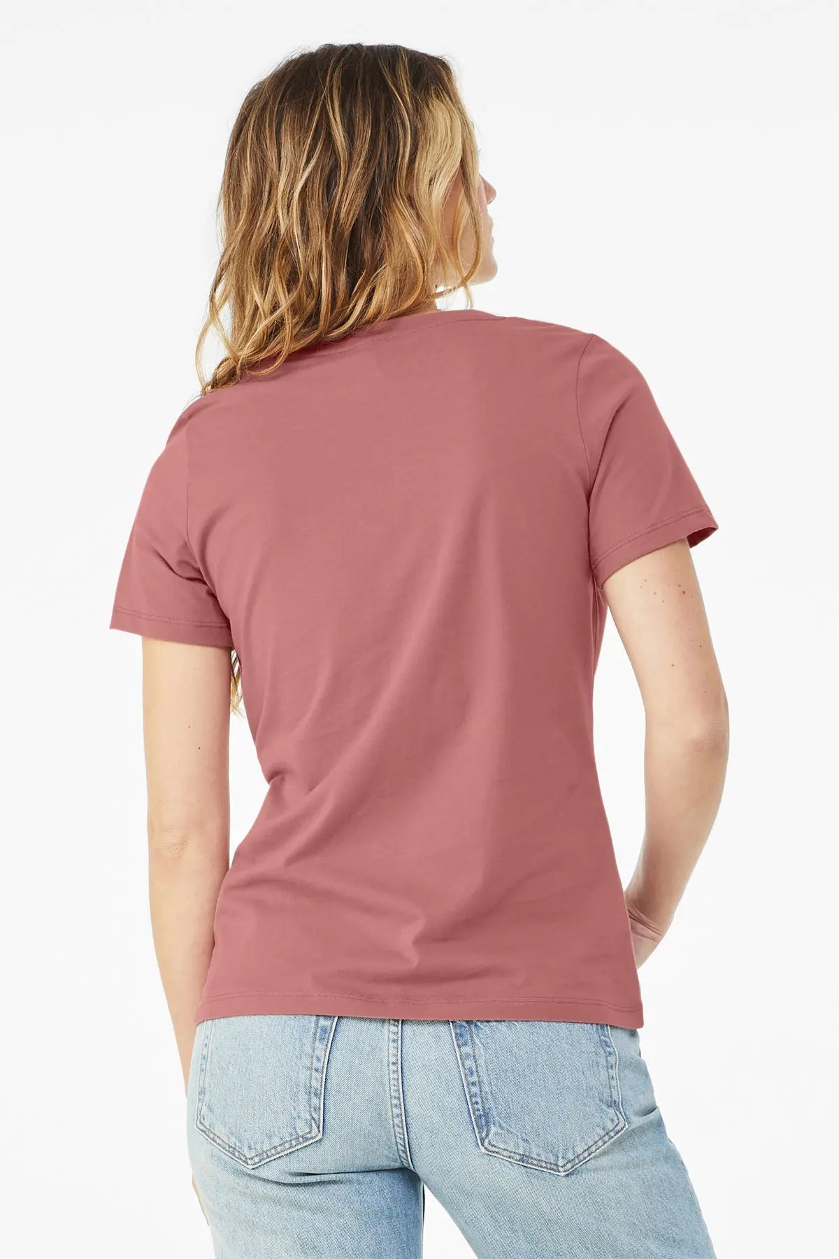 BELLA+CANVAS® Women’s Relaxed Jersey Short Sleeve V-Neck Tee #BC6405