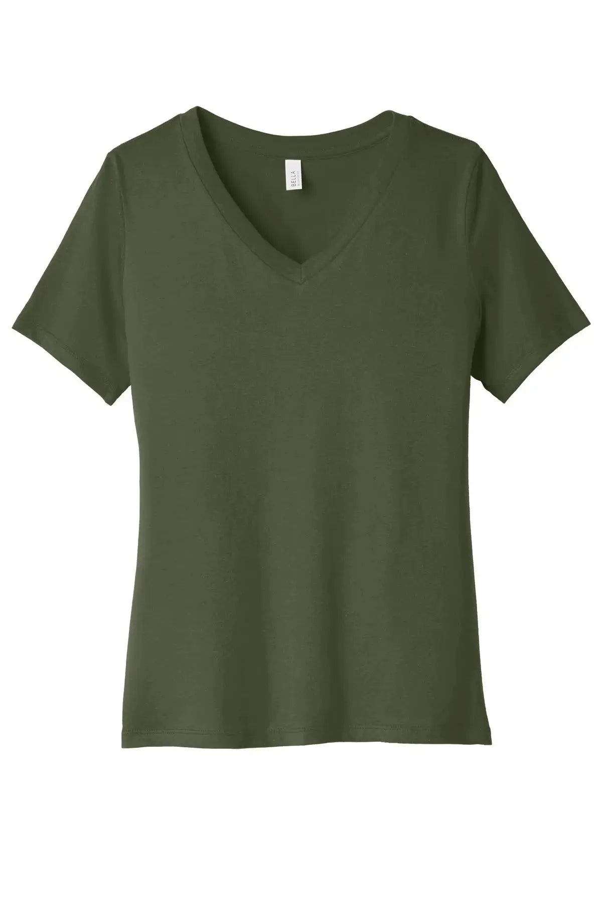 BELLA+CANVAS® Women’s Relaxed Jersey Short Sleeve V-Neck Tee #BC6405 Game Over Merch