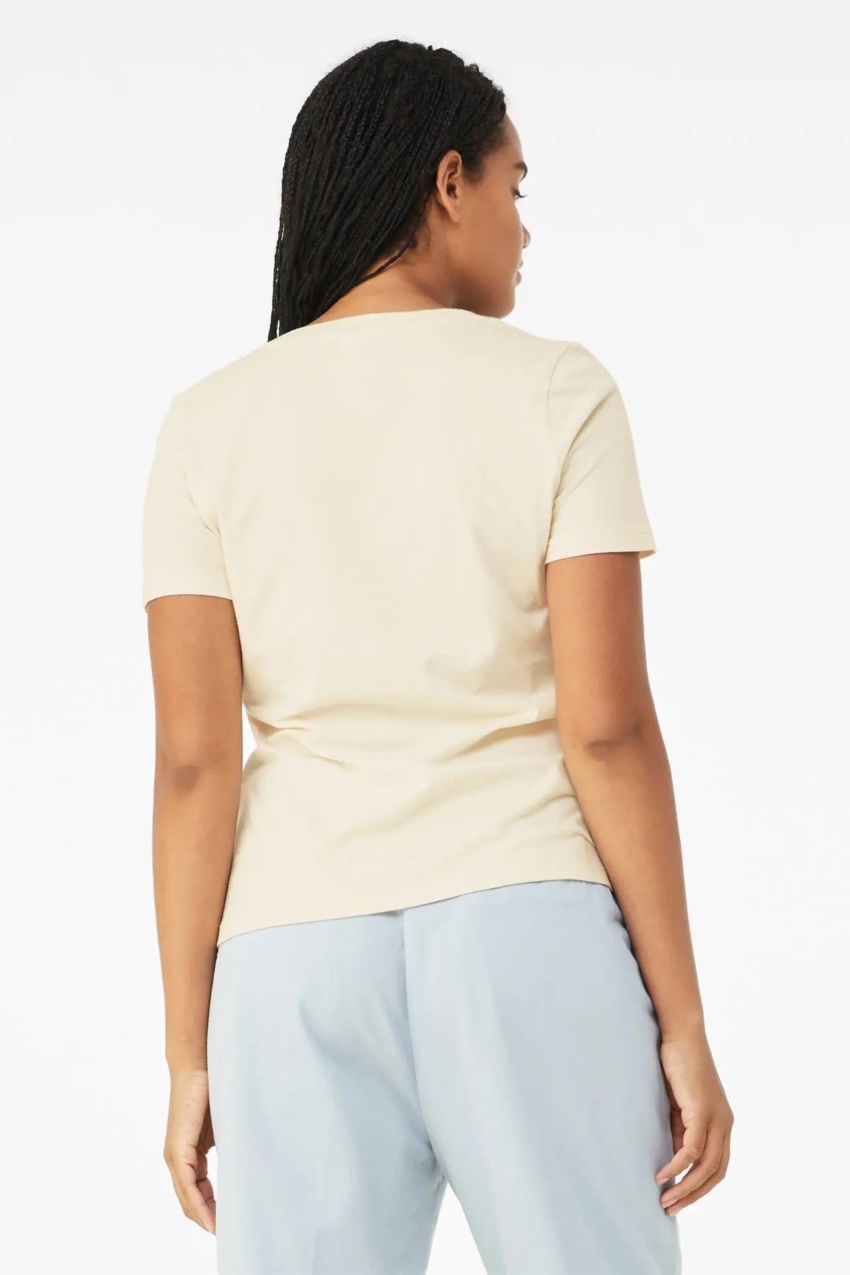 BELLA+CANVAS® Women’s Relaxed Jersey Short Sleeve V-Neck Tee #BC6405