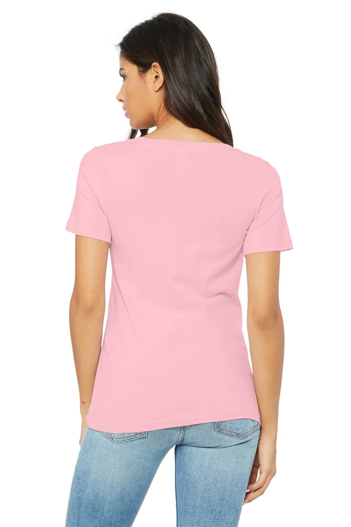 BELLA+CANVAS® Women’s Relaxed Jersey Short Sleeve V-Neck Tee #BC6405