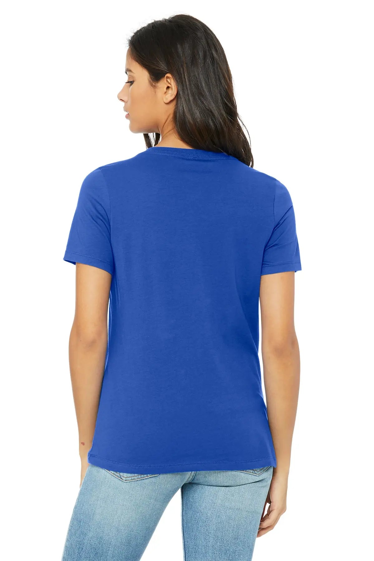 BELLA+CANVAS® Women’s Relaxed Jersey Short Sleeve V-Neck Tee #BC6405
