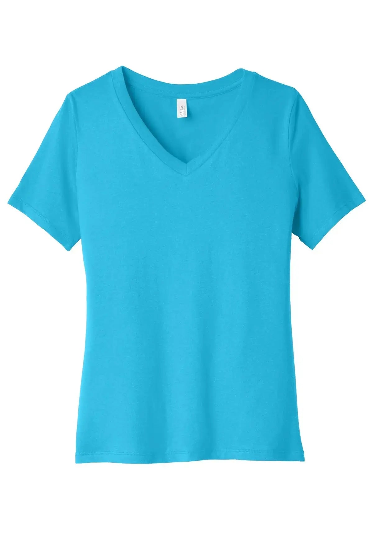 BELLA+CANVAS® Women’s Relaxed Jersey Short Sleeve V-Neck Tee #BC6405 Game Over Merch