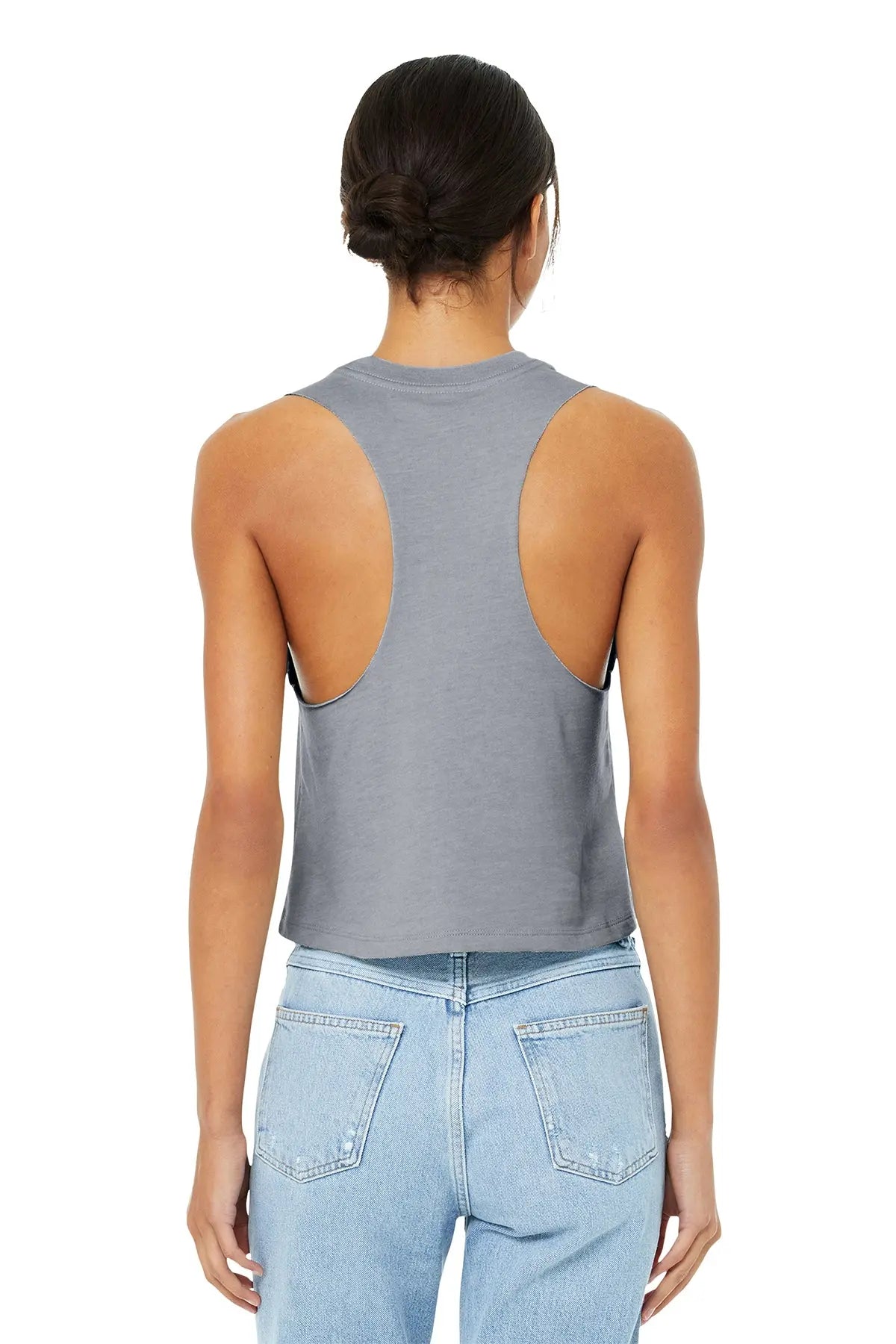 BELLA+CANVAS® Women’s Racerback Cropped Tank #BC6682 Game Over Merch