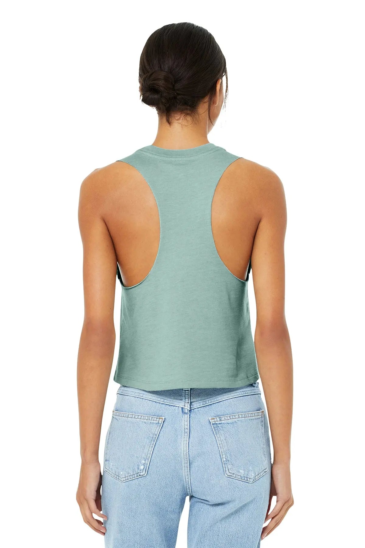 BELLA+CANVAS® Women’s Racerback Cropped Tank #BC6682 Game Over Merch