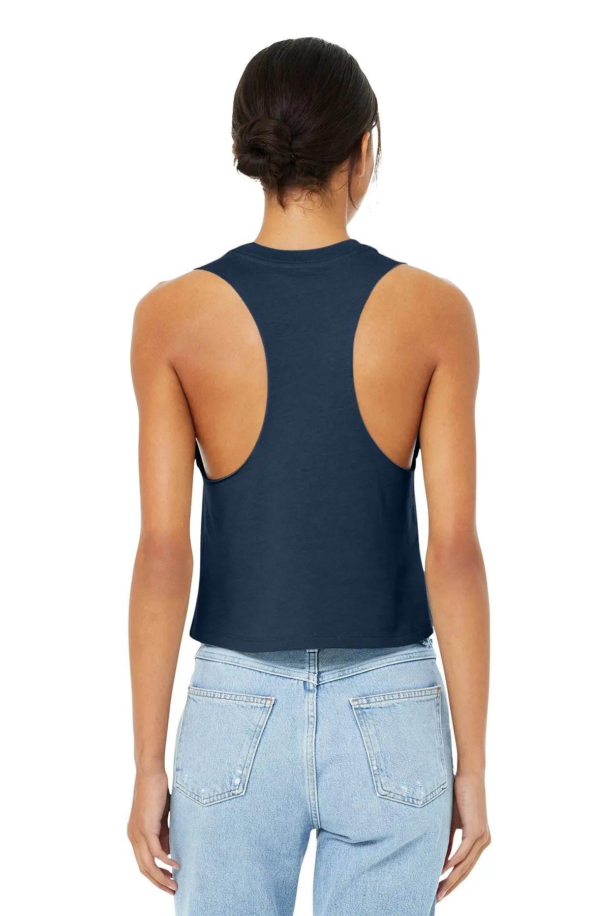 BELLA+CANVAS® Women’s Racerback Cropped Tank #BC6682 Game Over Merch