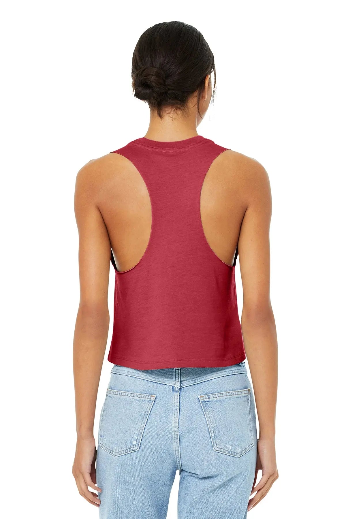BELLA+CANVAS® Women’s Racerback Cropped Tank #BC6682 Game Over Merch