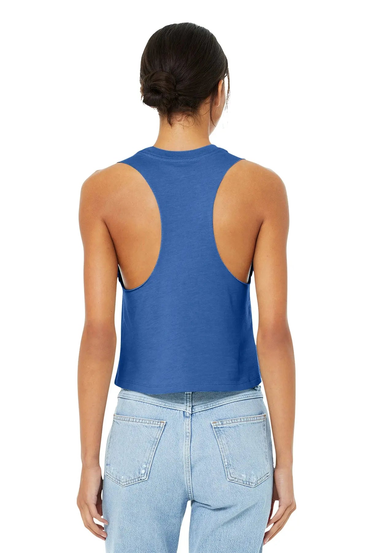 BELLA+CANVAS® Women’s Racerback Cropped Tank #BC6682 Game Over Merch