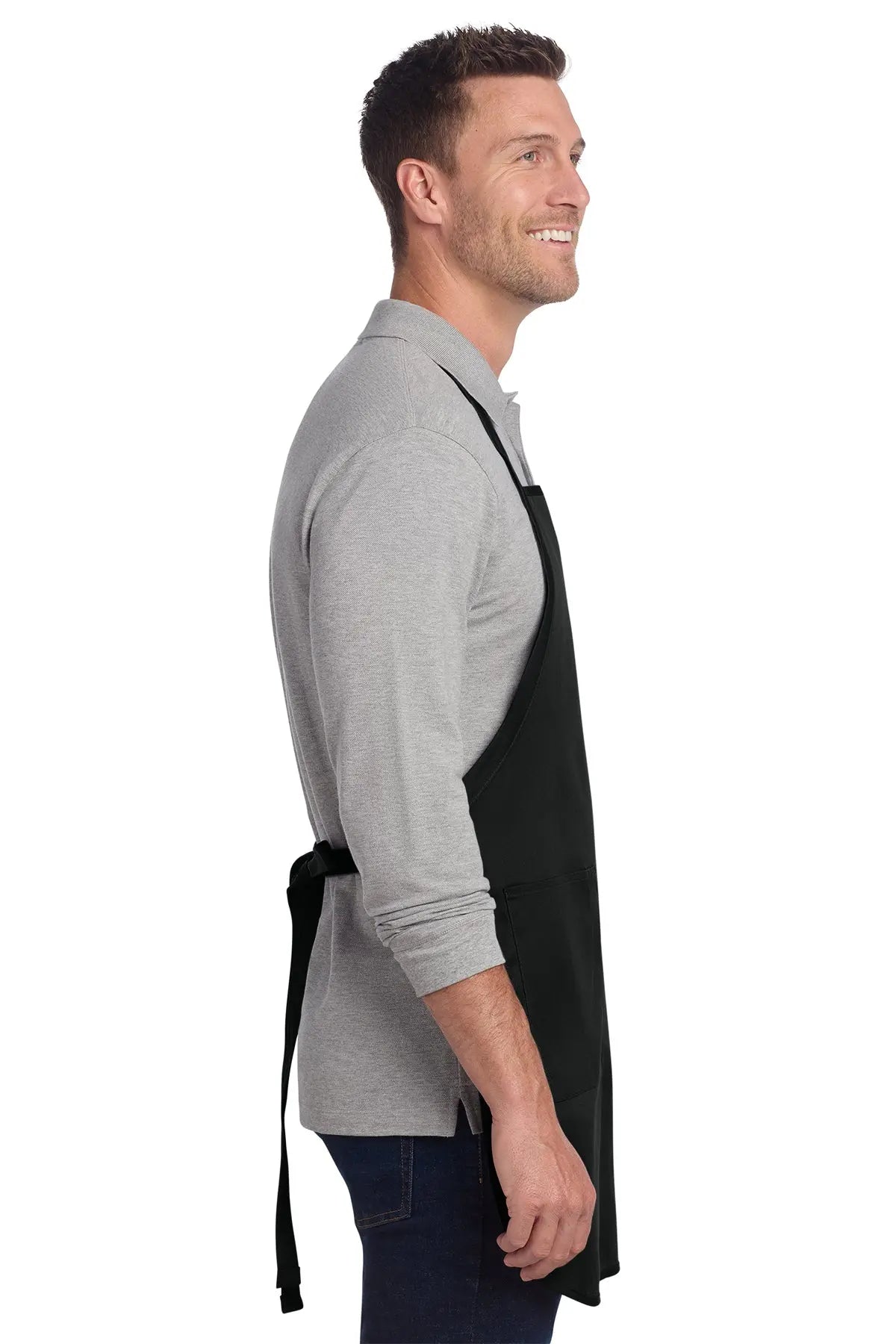 Port Authority® Full-Length Two-Pocket Bib Apron #A600