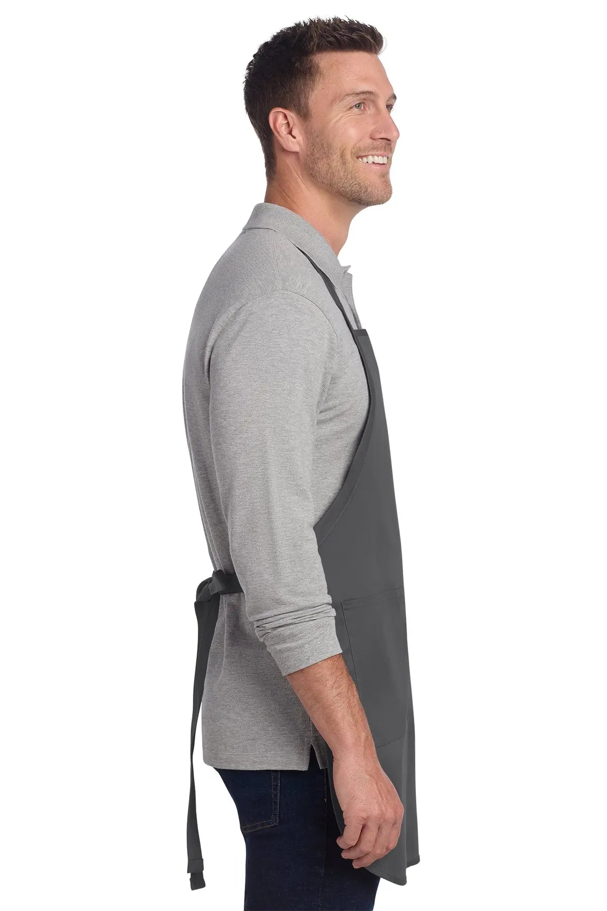 Port Authority® Full-Length Two-Pocket Bib Apron #A600