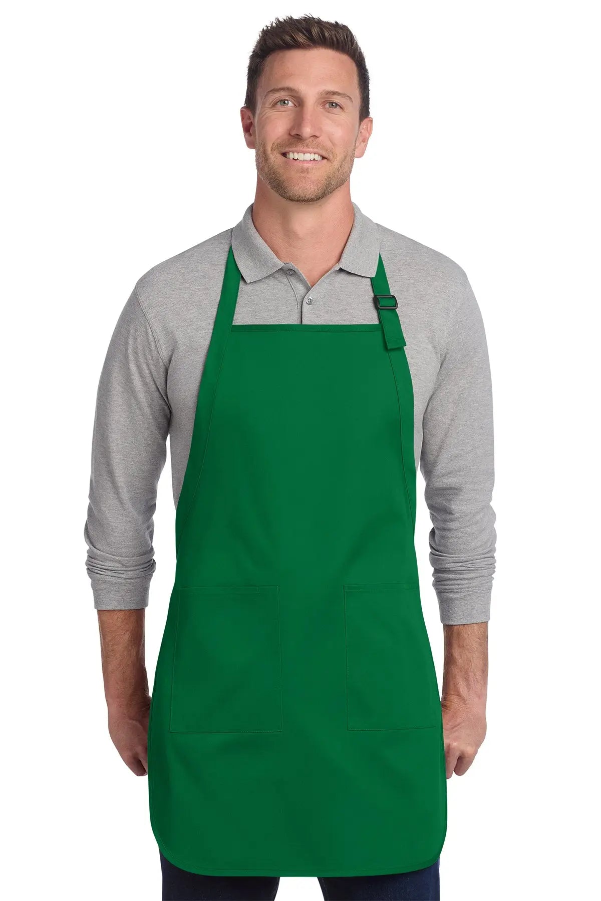 Port Authority® Full-Length Two-Pocket Bib Apron #A600