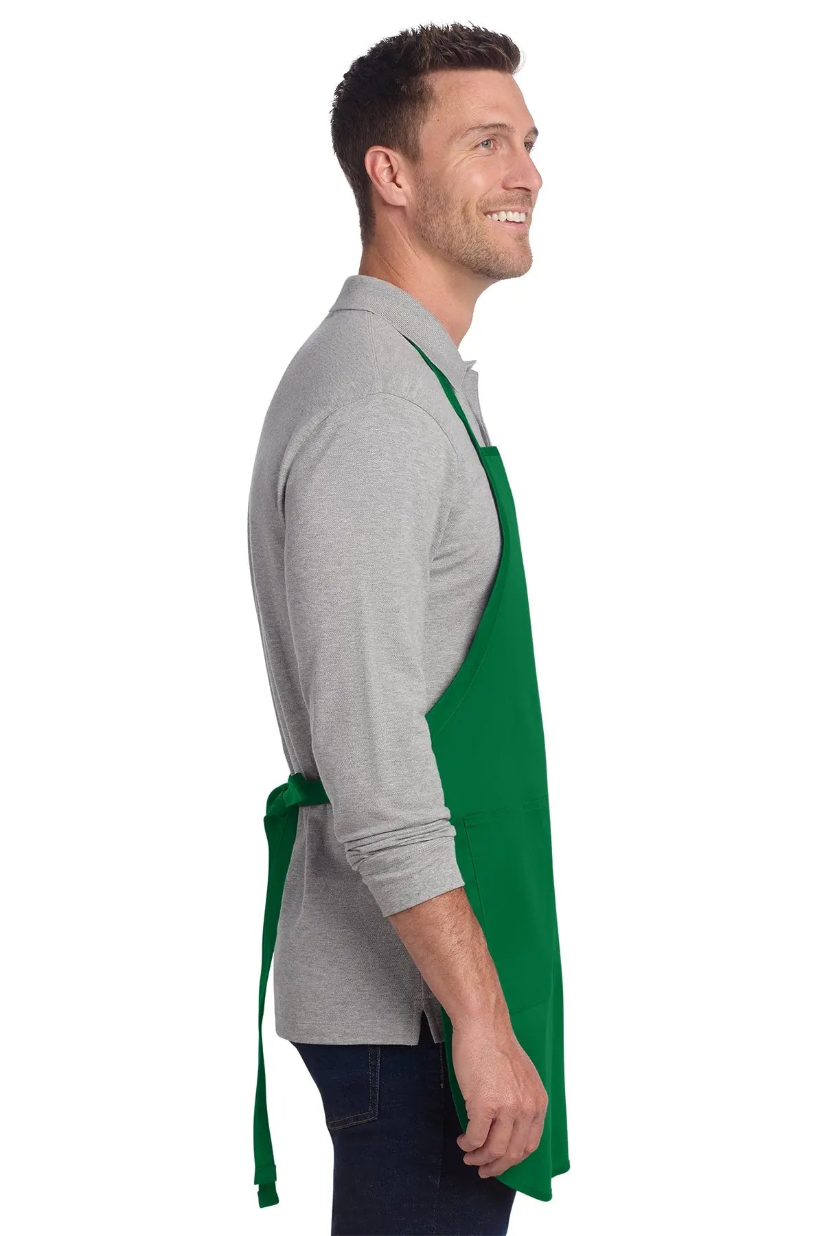 Port Authority® Full-Length Two-Pocket Bib Apron #A600