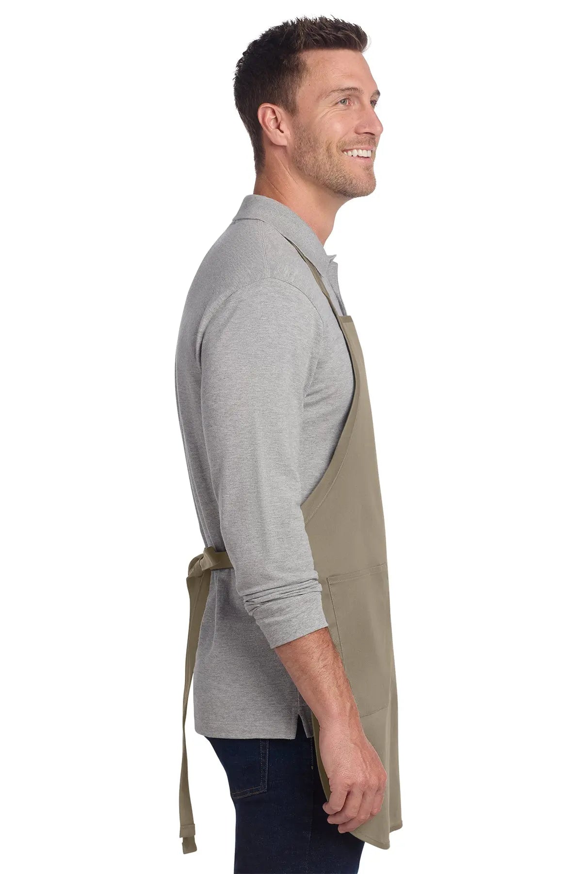 Port Authority® Full-Length Two-Pocket Bib Apron #A600