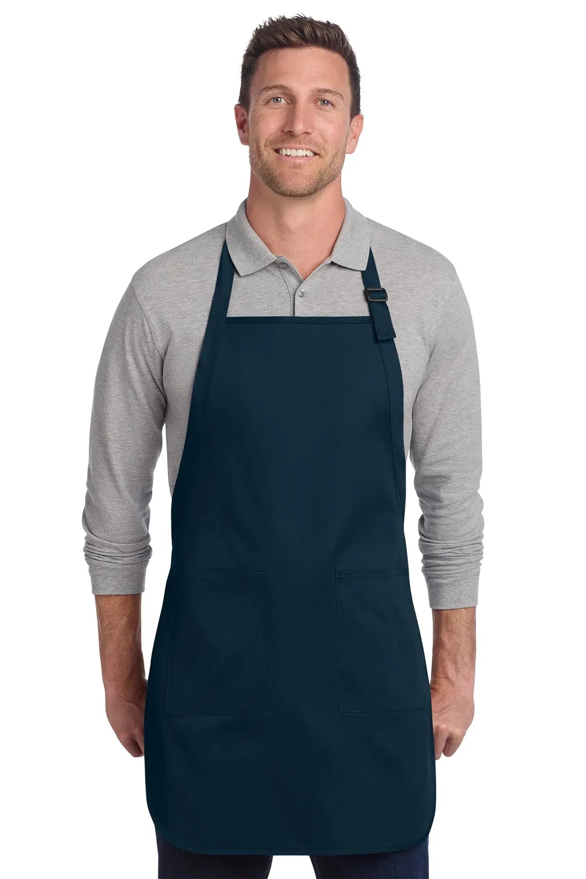 Port Authority® Full-Length Two-Pocket Bib Apron #A600