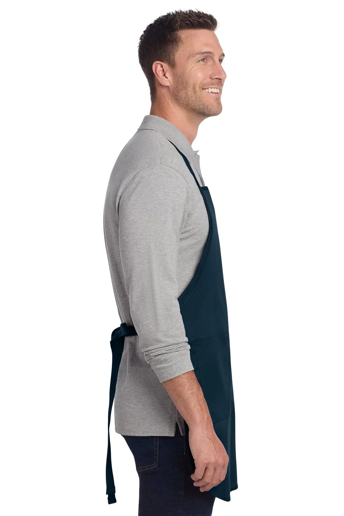 Port Authority® Full-Length Two-Pocket Bib Apron #A600