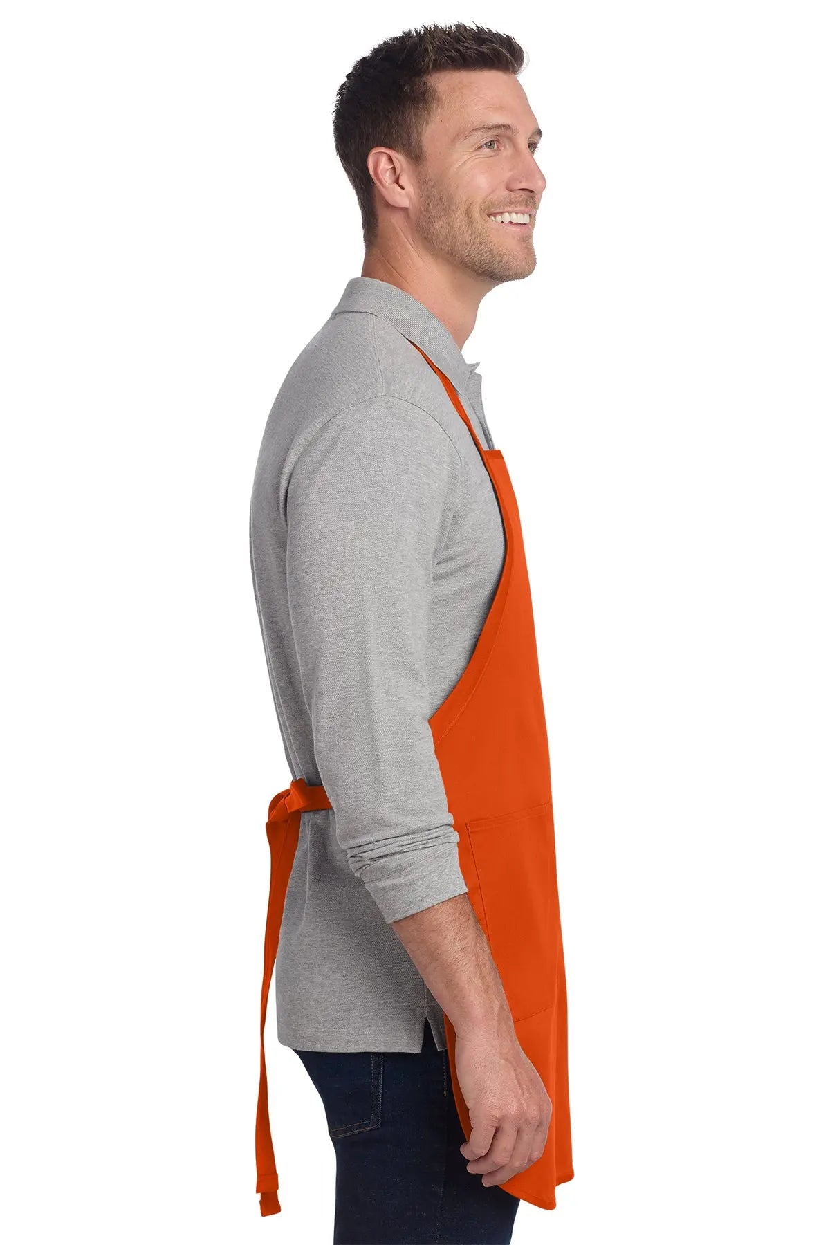Port Authority® Full-Length Two-Pocket Bib Apron #A600
