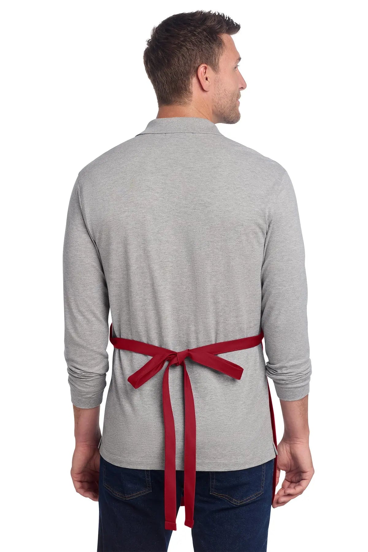Port Authority® Full-Length Two-Pocket Bib Apron #A600