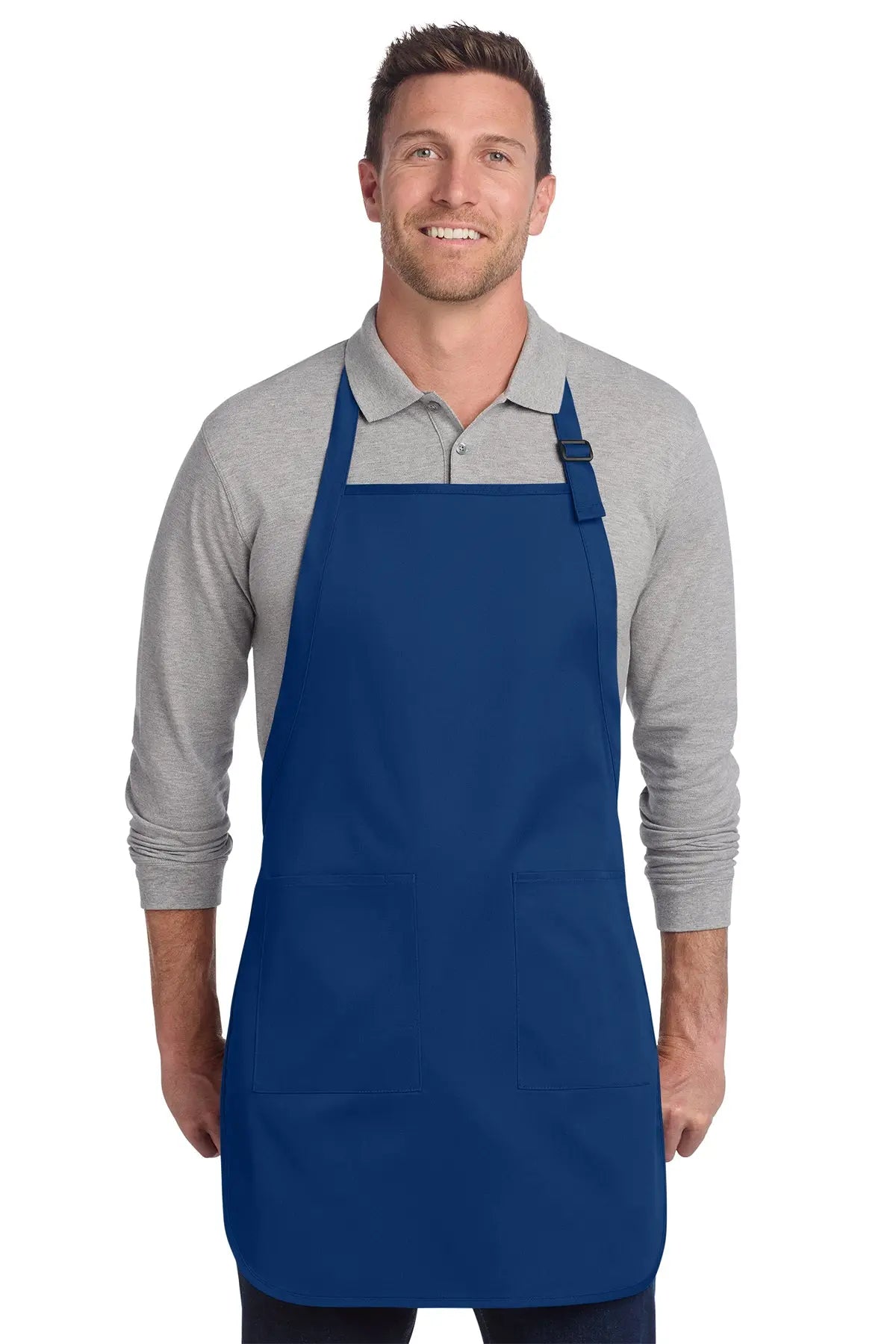 Port Authority® Full-Length Two-Pocket Bib Apron #A600