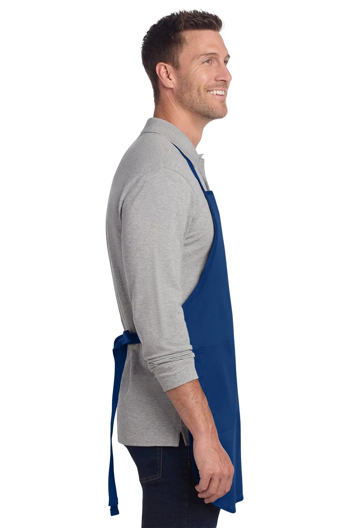 Port Authority® Full-Length Two-Pocket Bib Apron #A600