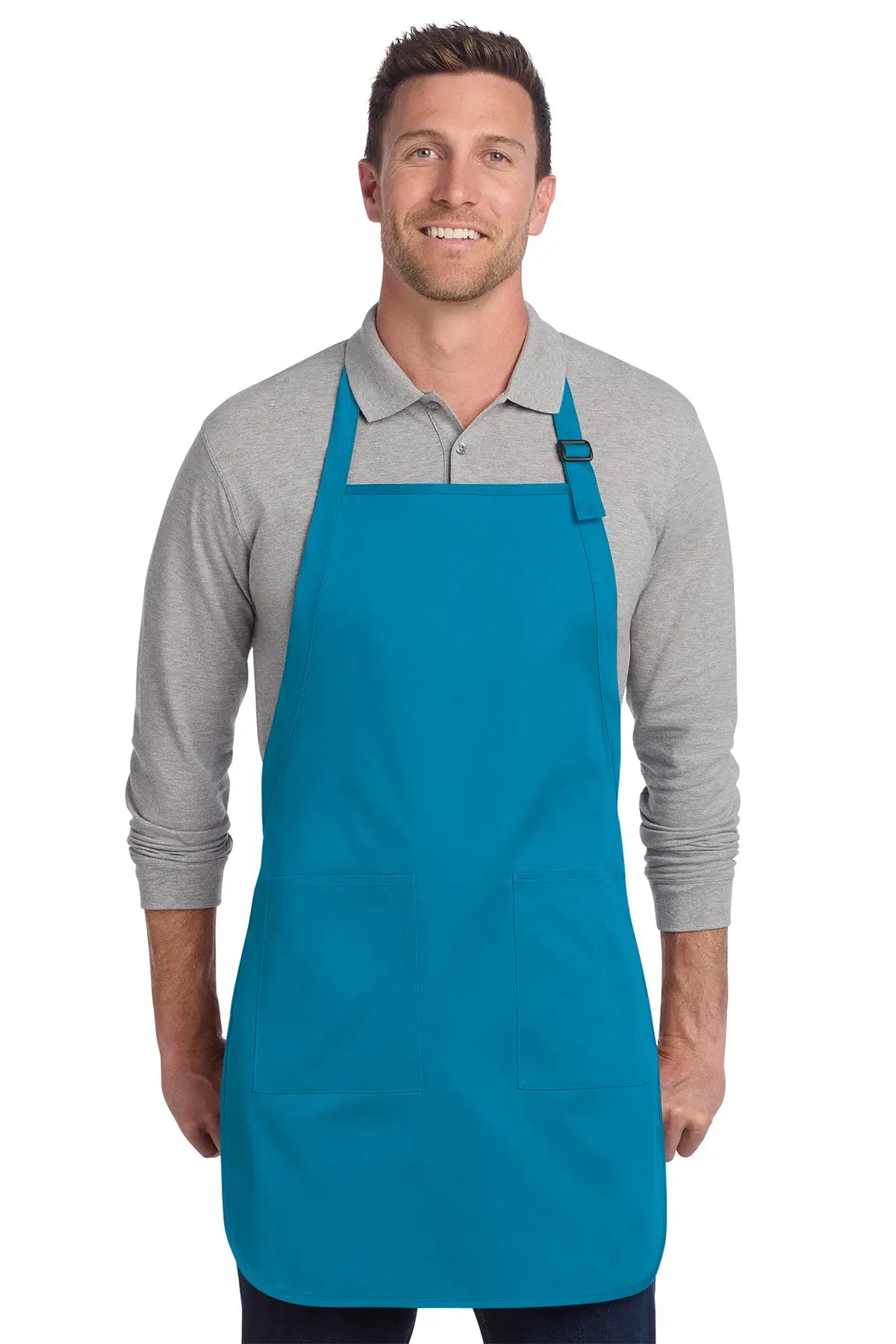 Port Authority® Full-Length Two-Pocket Bib Apron #A600