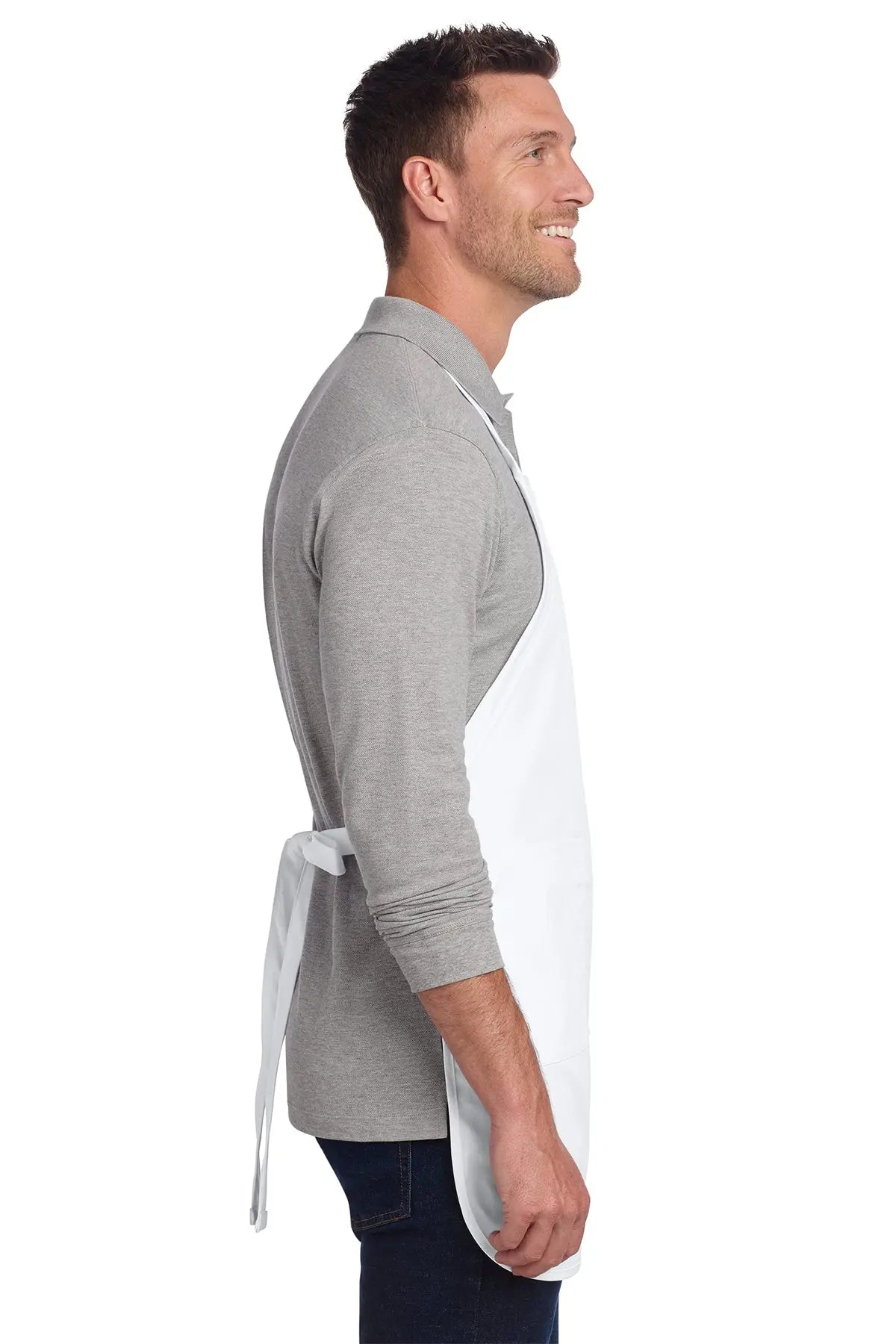 Port Authority® Full-Length Two-Pocket Bib Apron #A600