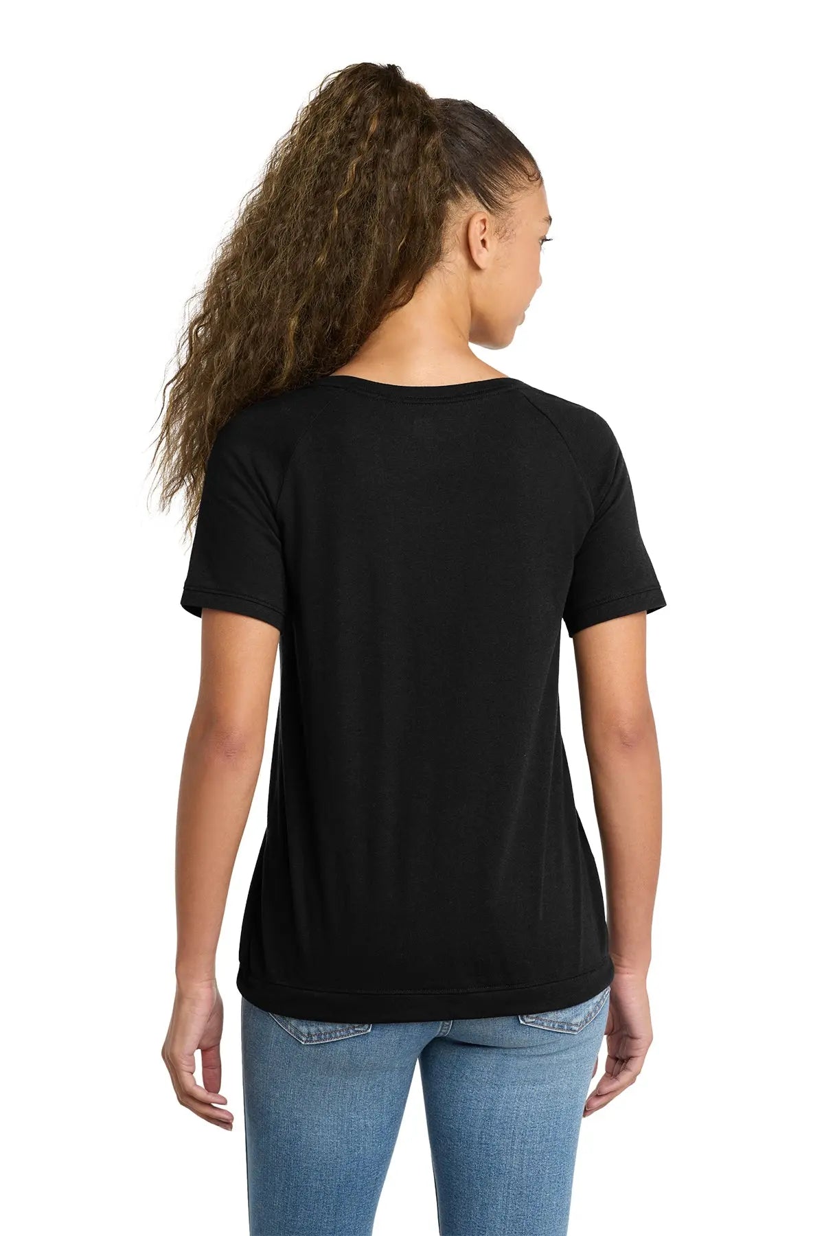 New Era® Women's Tri-Blend Performance Cinch Tee Brand Logo #LNEA133