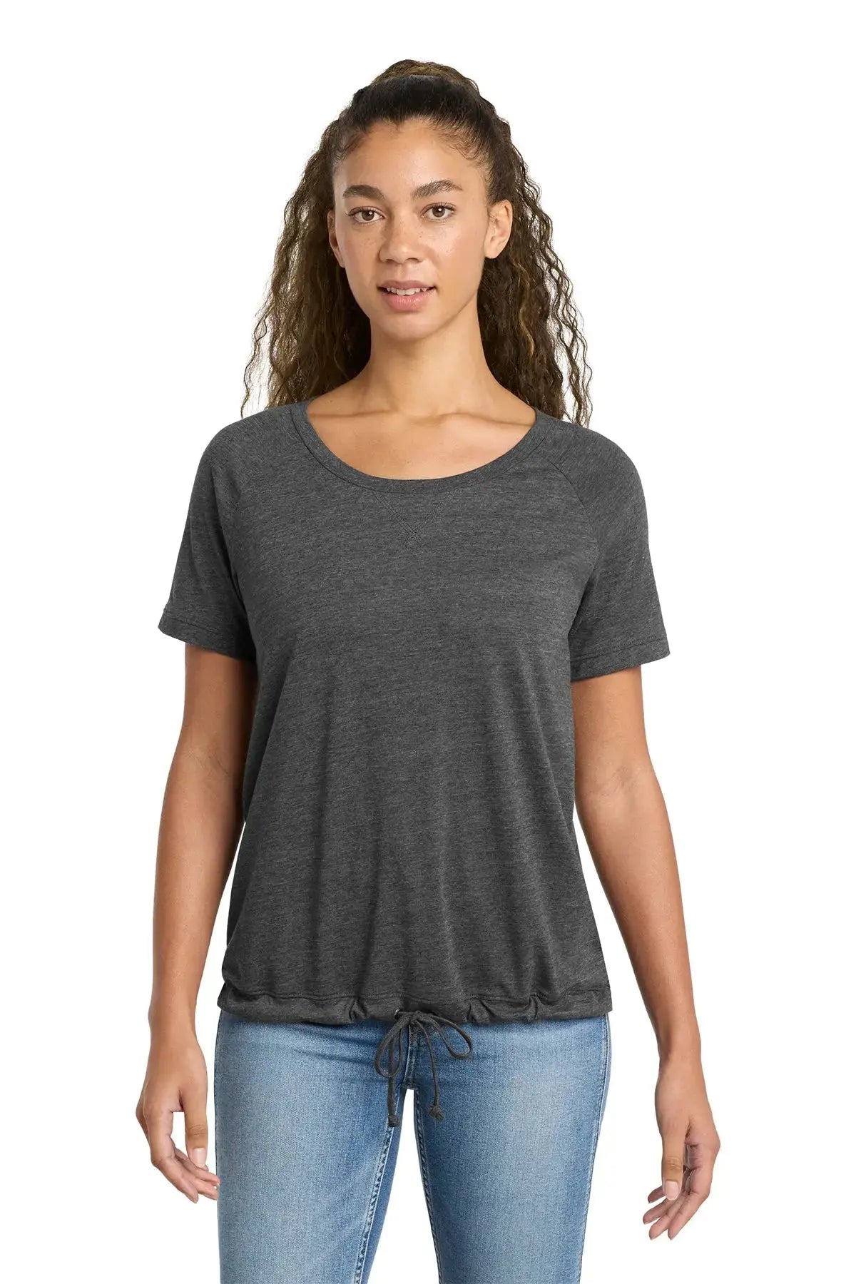 New Era® Women's Tri-Blend Performance Cinch Tee Brand Logo #LNEA133 Game Over Merch