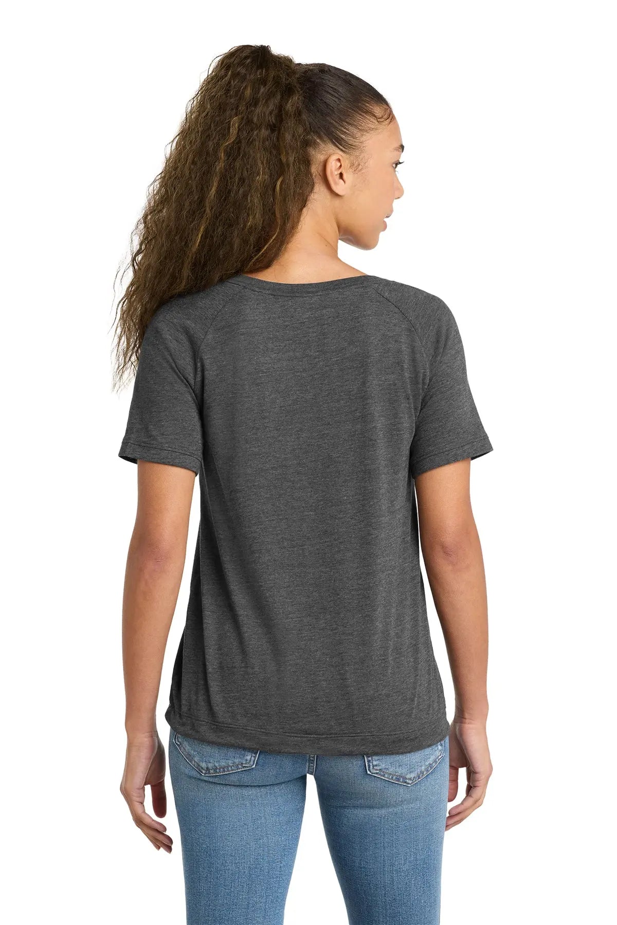 New Era® Women's Tri-Blend Performance Cinch Tee Brand Logo #LNEA133