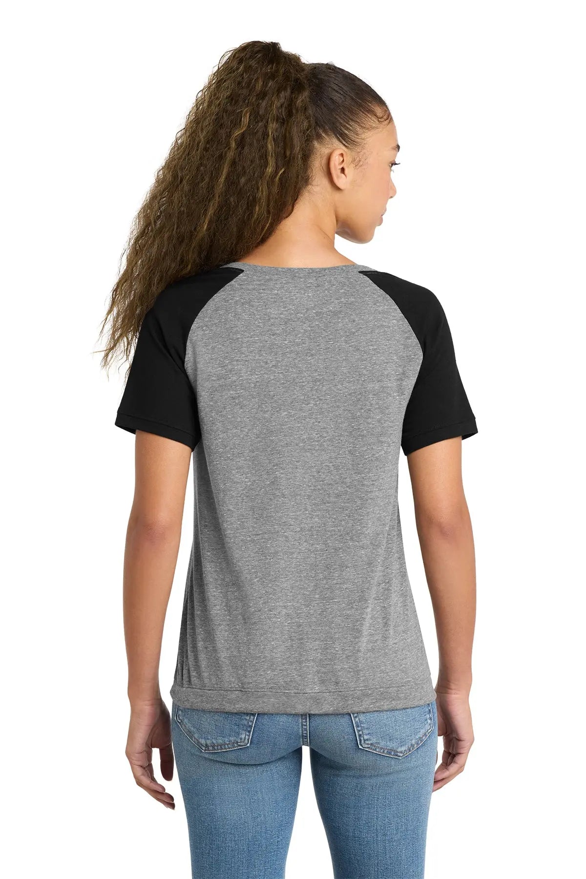 New Era® Women's Tri-Blend Performance Cinch Tee Brand Logo #LNEA133