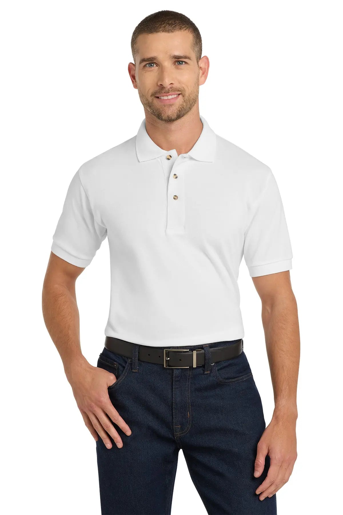 Port Authority® Heavyweight Cotton Pique Polo #K420Game Over Merch
