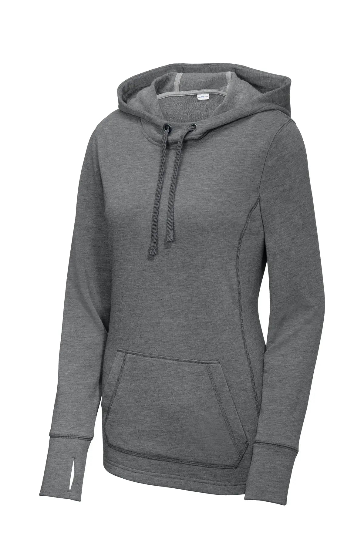 Sport-Tek® Women's PosiCharge® Tri-Blend Wicking Fleece Hooded Pullover #LST296