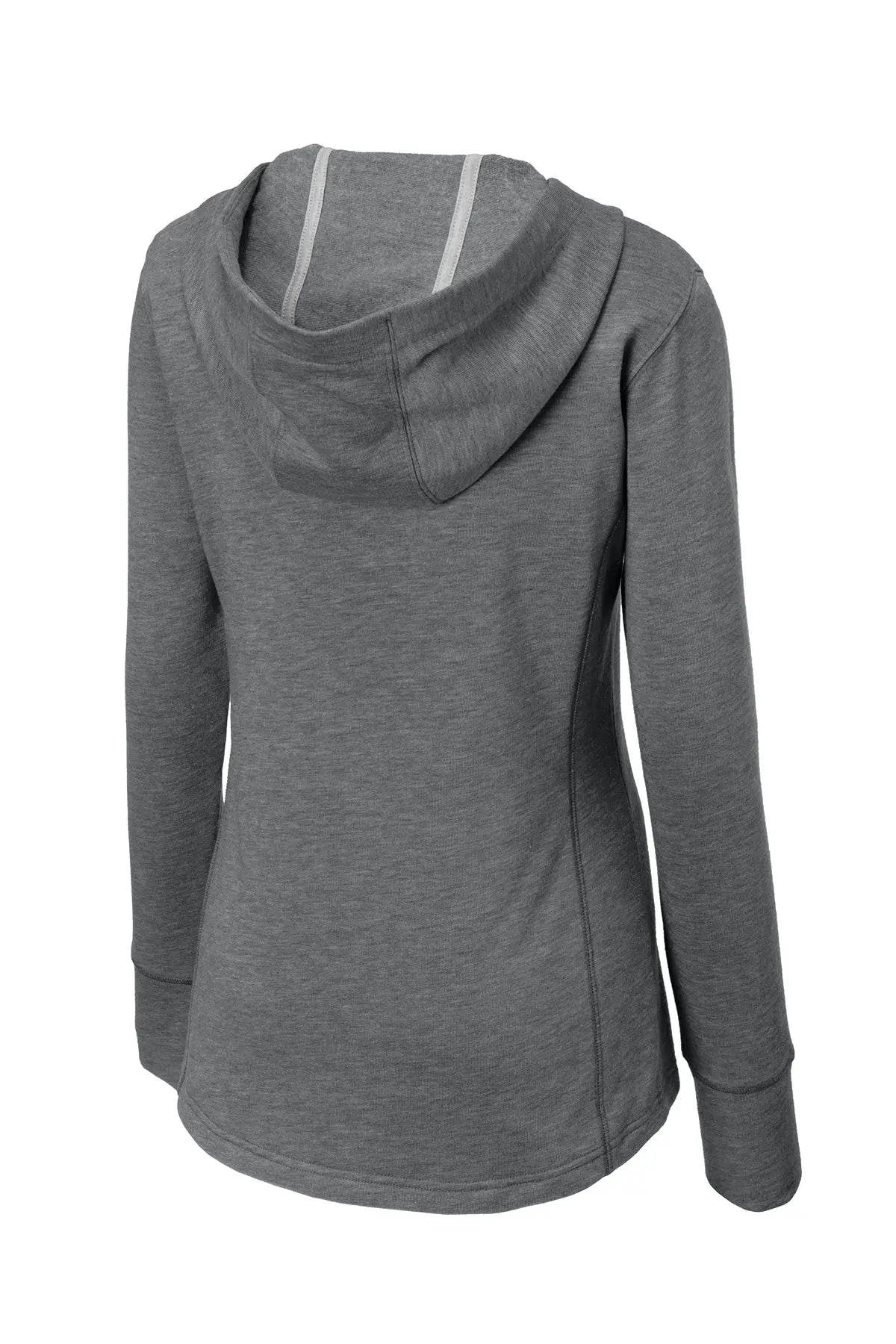 Sport-Tek® Women's PosiCharge® Tri-Blend Wicking Fleece Hooded Pullover #LST296