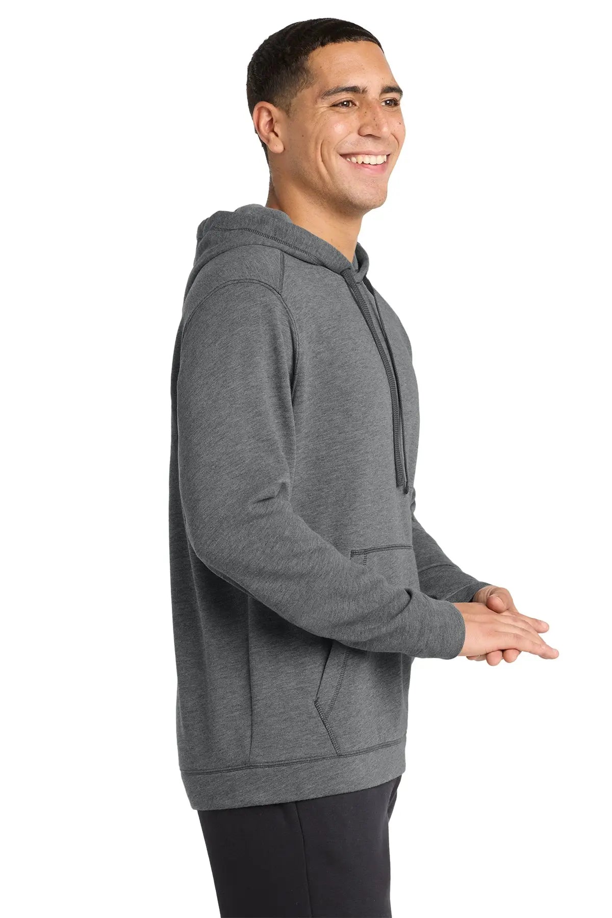 Sport-Tek® PosiCharge® Tri-Blend Wicking Fleece Hooded Pullover #ST296